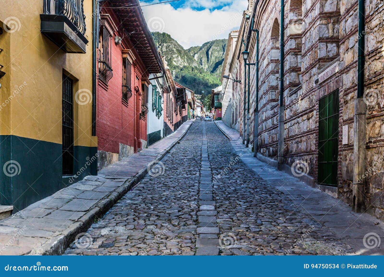 la candelaria colorful streets bogota colombia