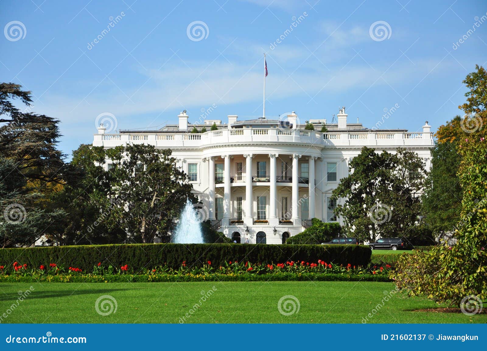 La Casa Blanca, Washington DC Imagen de archivo - Imagen ...