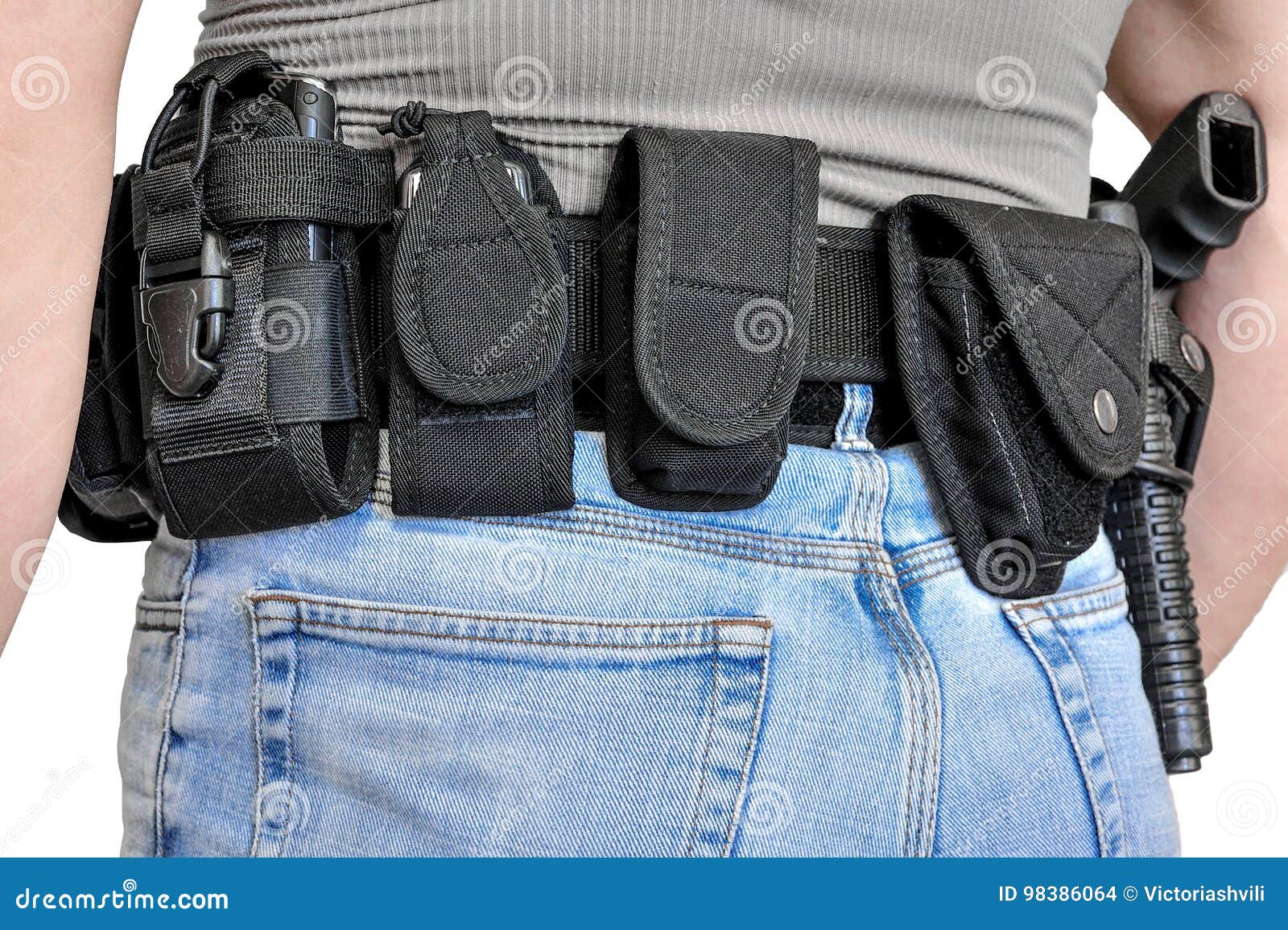 La Ceinture Tactique Militaire Avec La Boucle Semi-automatique Pour La  Connexion Avec La Poche De Cartouche, Placée Sur La Ceintu Photo stock -  Image du invasion, bouledogue: 98386064