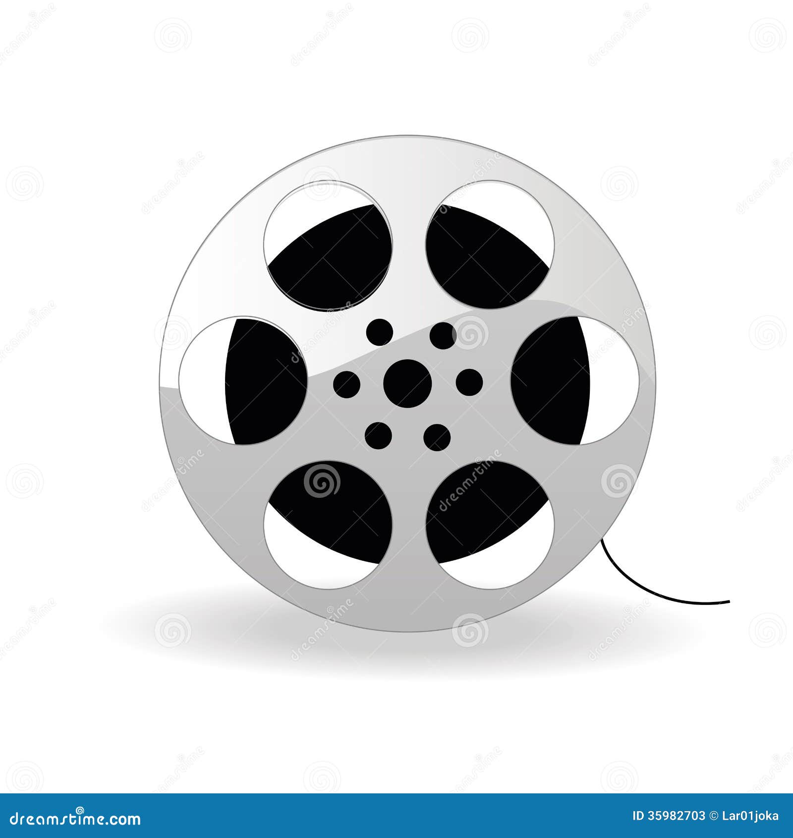 La Cinta Del Cine Fotos de archivo Imagen 35982703