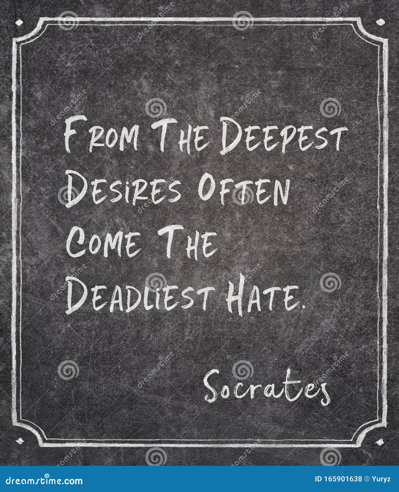 La Citation De Socrates La Haine La Plus Meurtriere Photo Stock Image Du Desir Emotion