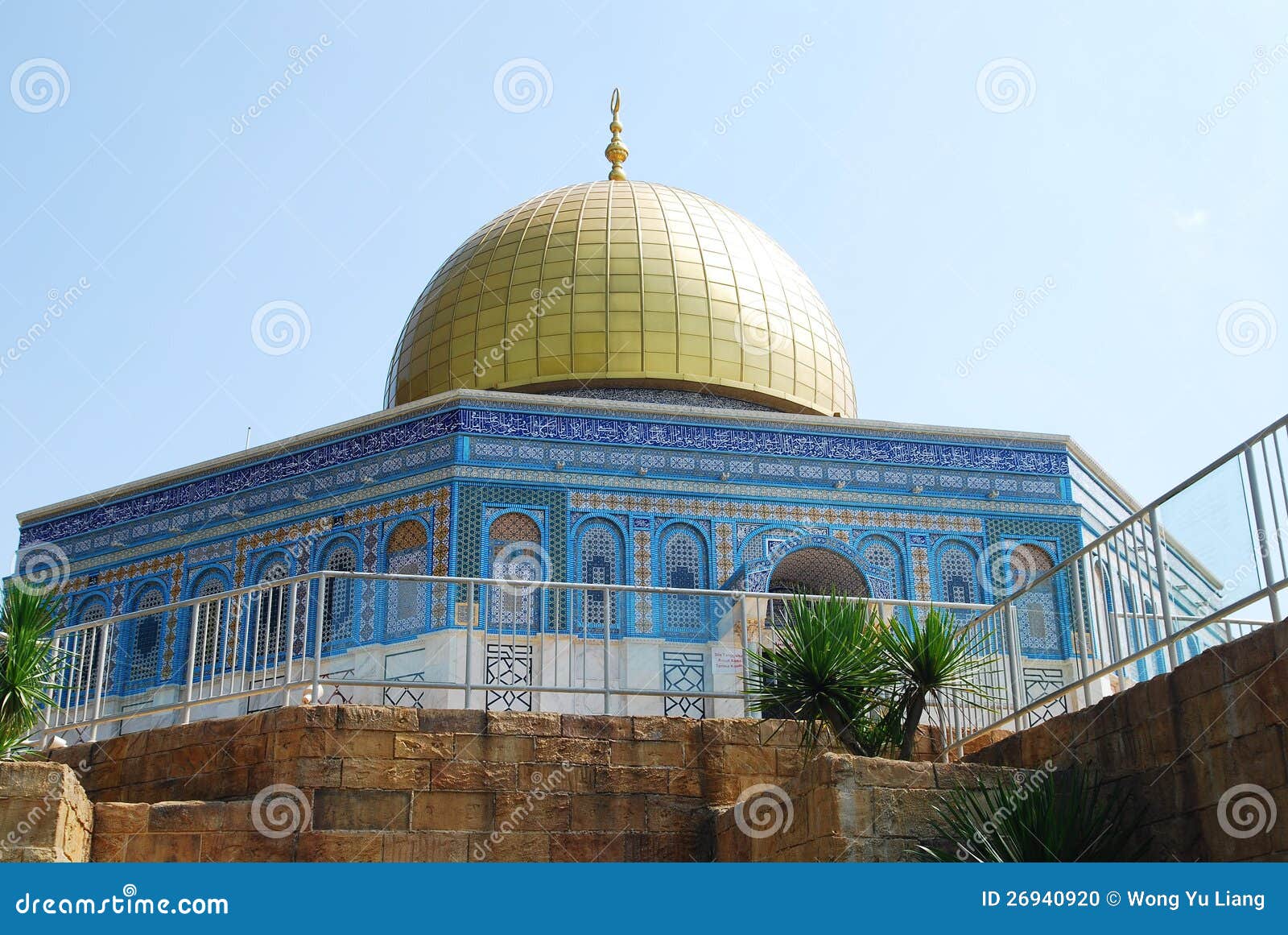La cupola della roccia fotografia stock. Immagine di antico 26940920