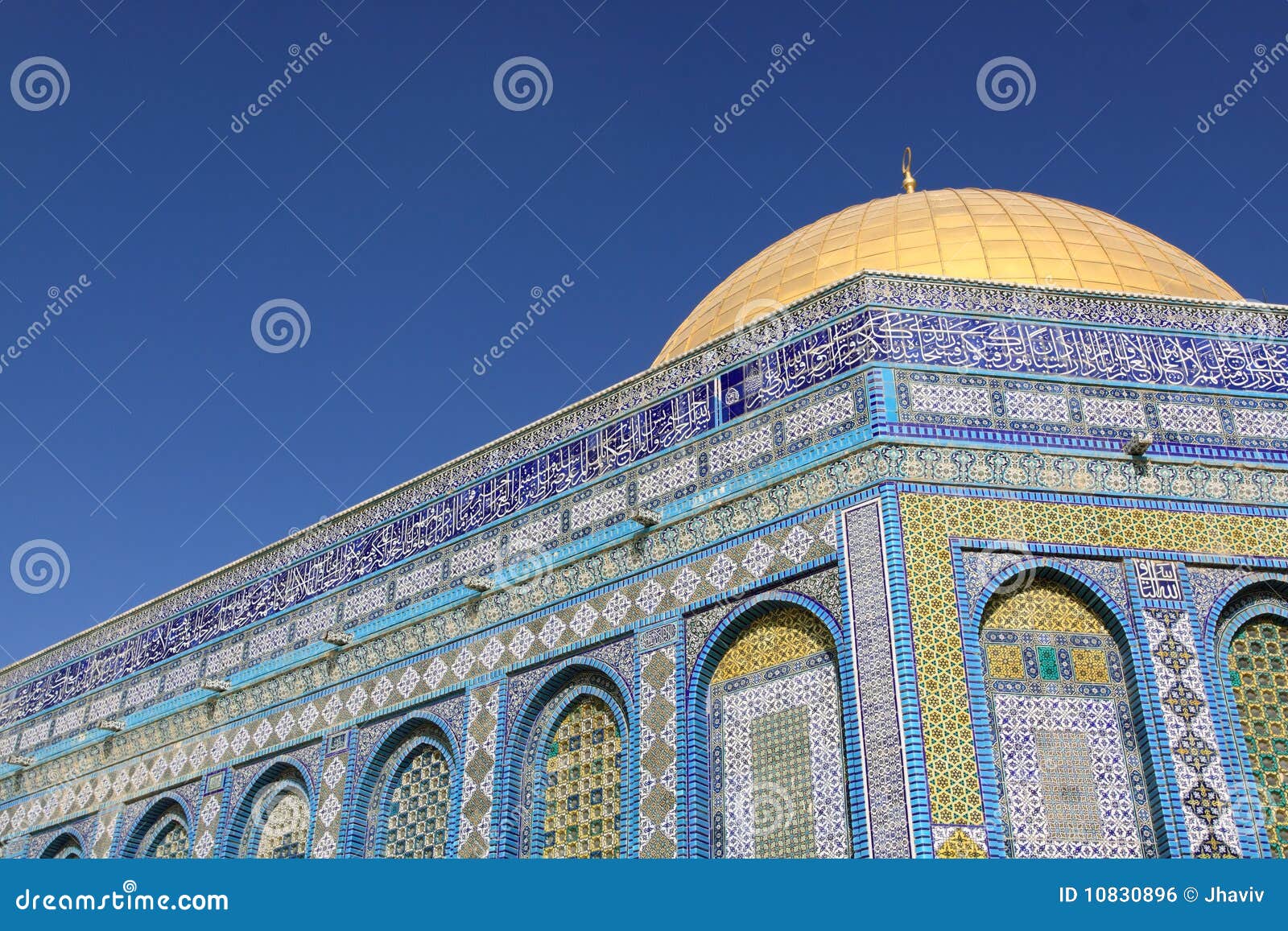 La Cupola Della Roccia, Gerusalemme Fotografia Stock Immagine di