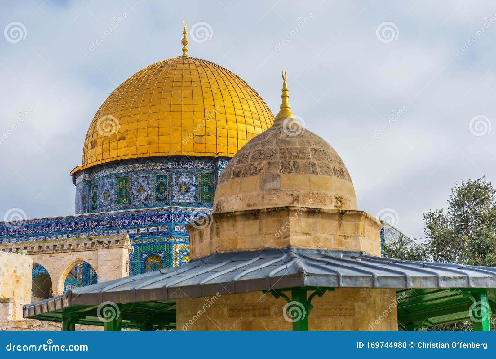 La Cupola Della Roccia a Gerusalemme, Israele Fotografia Stock