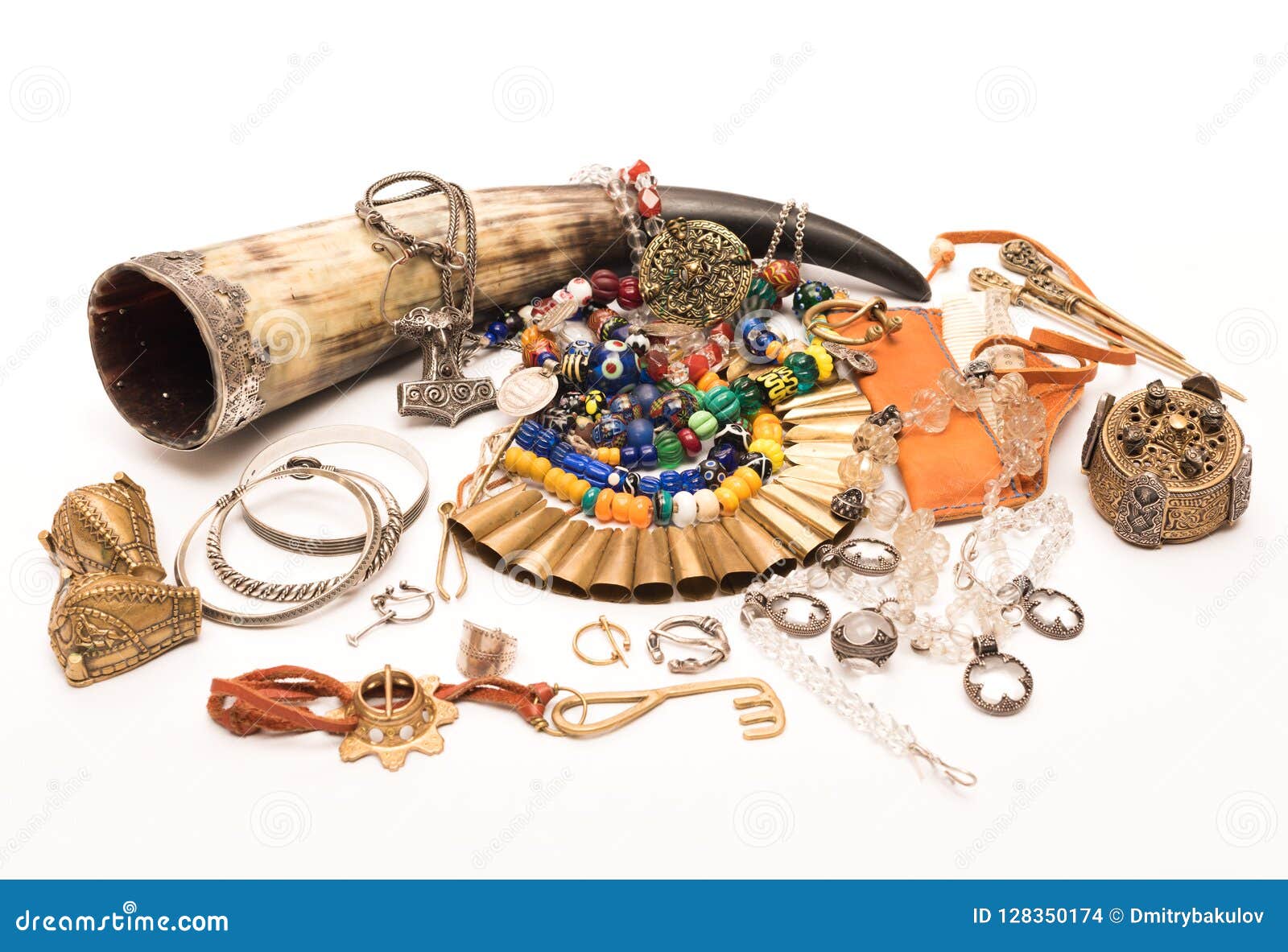 La Decoración De Los Vikingos Antiguos Accesorios Hechos a Mano Del Vintage  Foto de archivo - Imagen de antigüedad, ornamento: 128350174