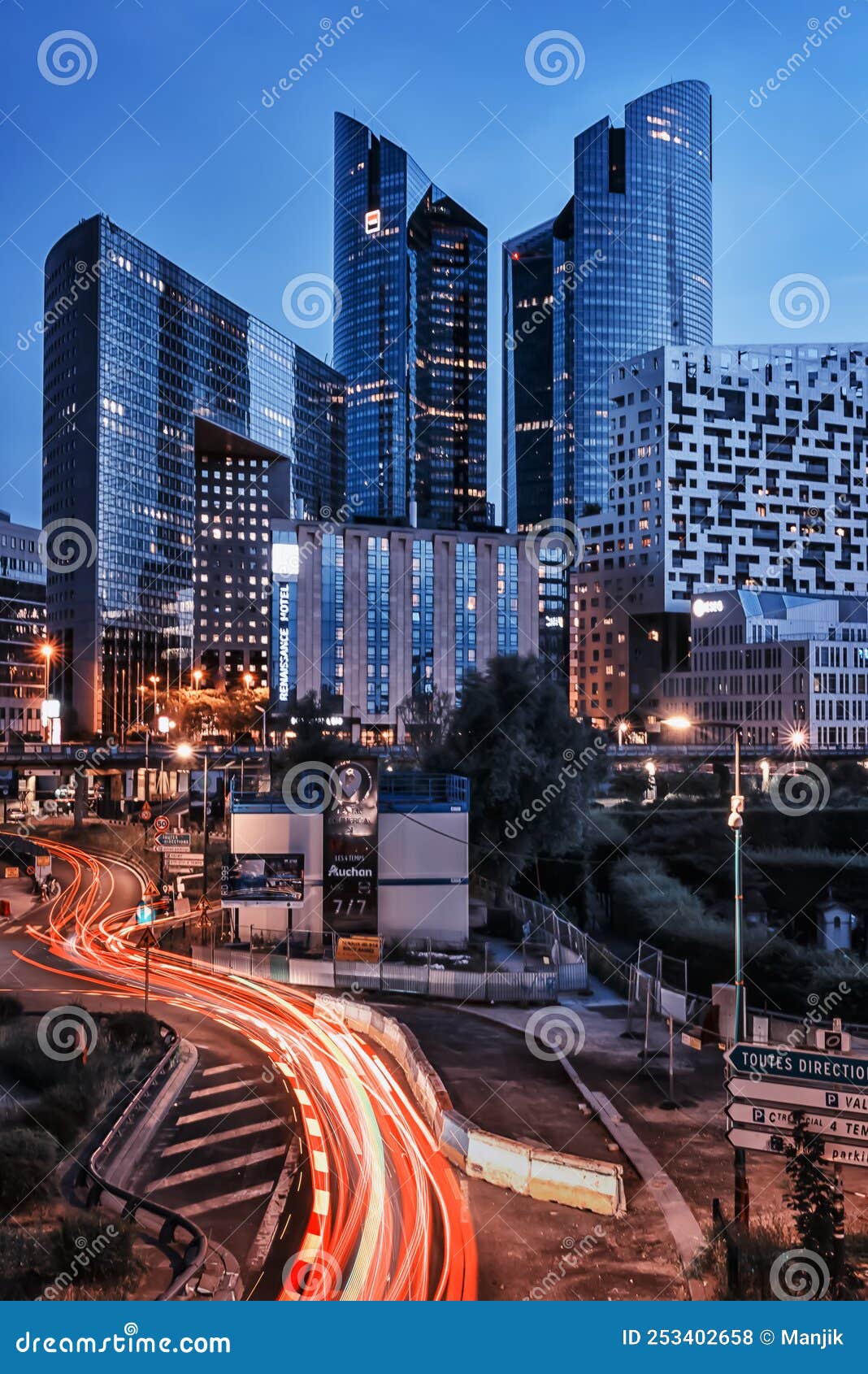 La Defense in West Paris editorial stock photo. Image of cityscape