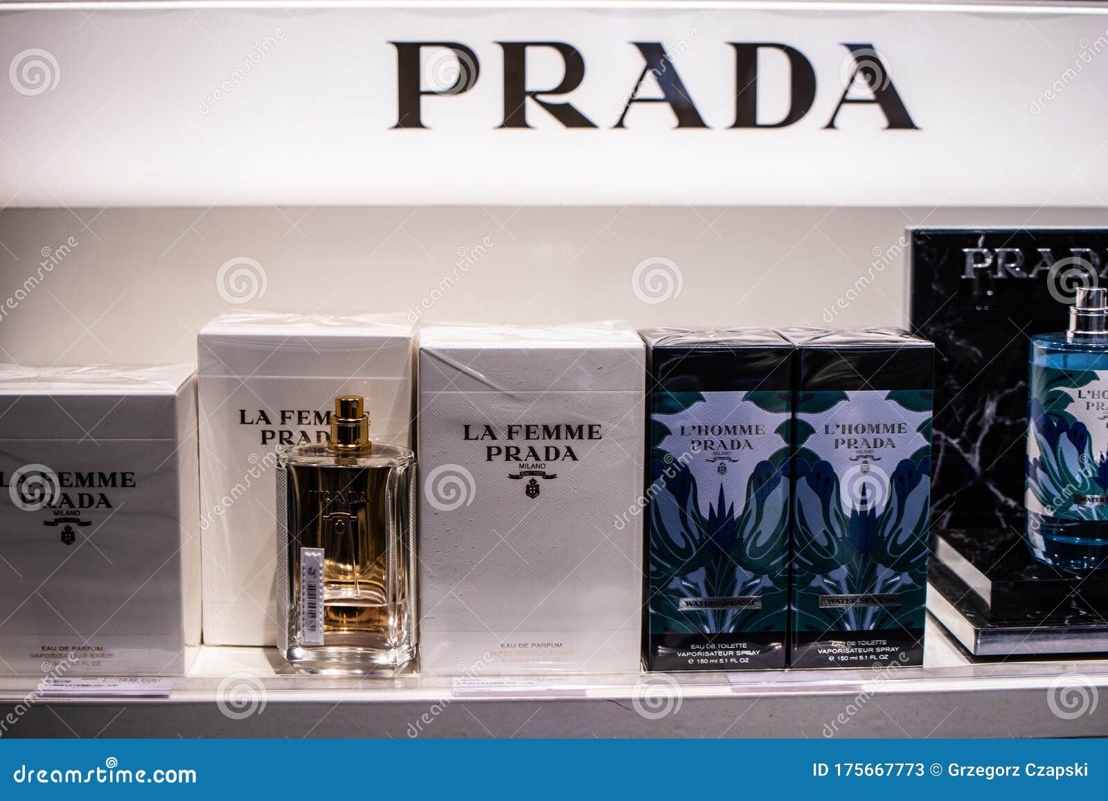 La Femme Prada Perfume on the Shop Display for Sale, Fragrance Created ...