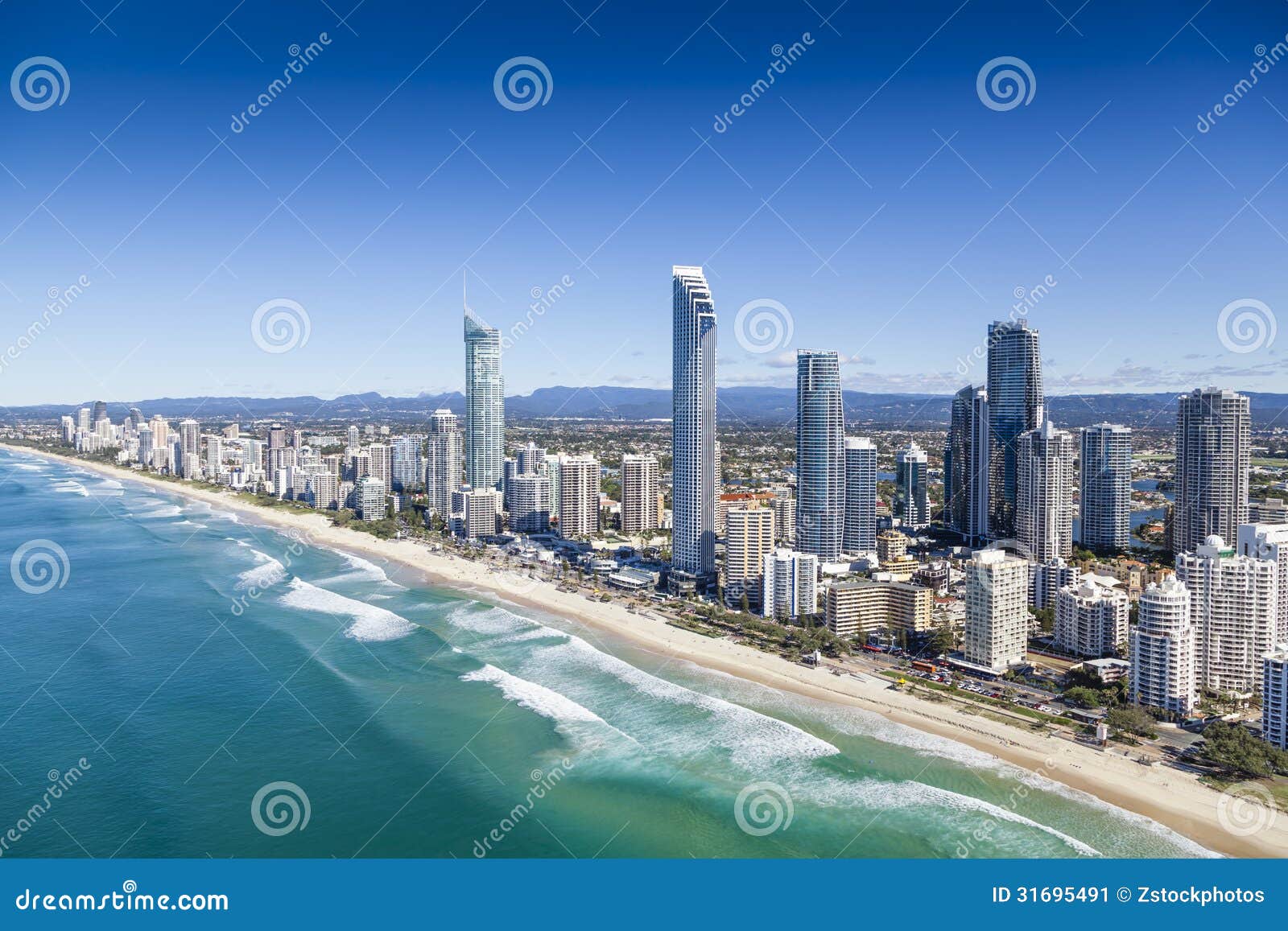 Tempat Menarik Di Gold Coast Australia La Gold Coast, Queensland, Australia Immagine Stock - Immagine di