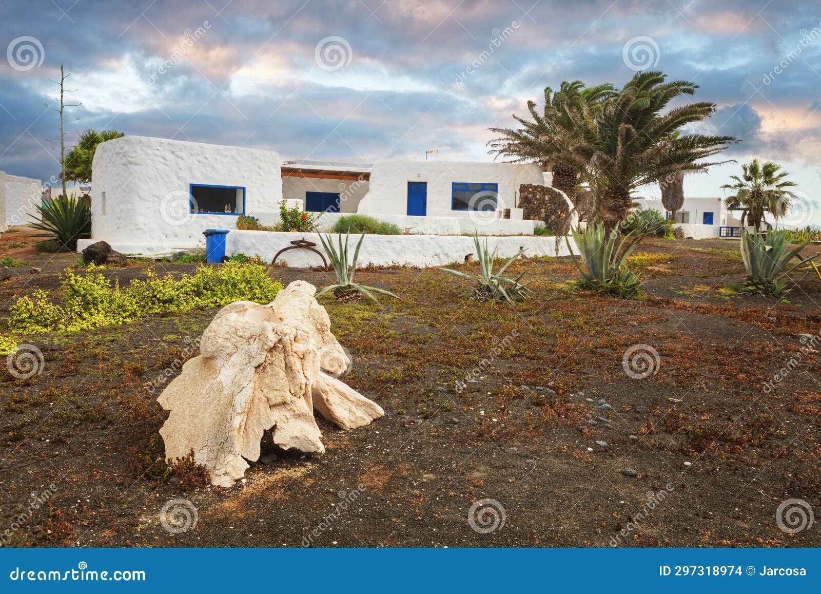 la graciosa island, house of pedro barba fishing village, lanzarote, spain