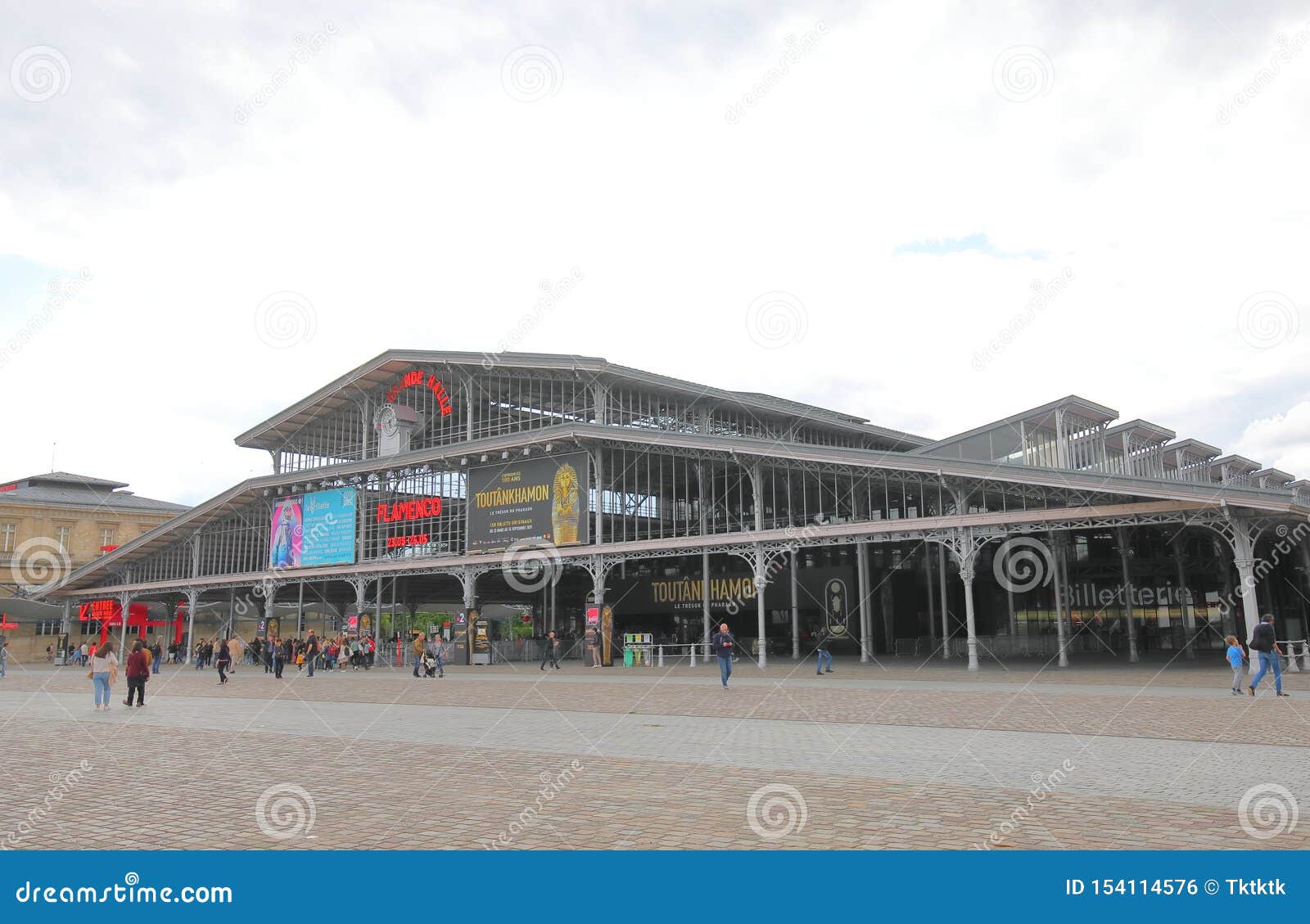 La Grande Halle De La Villette Cultural Centre Paris France Editorial ...