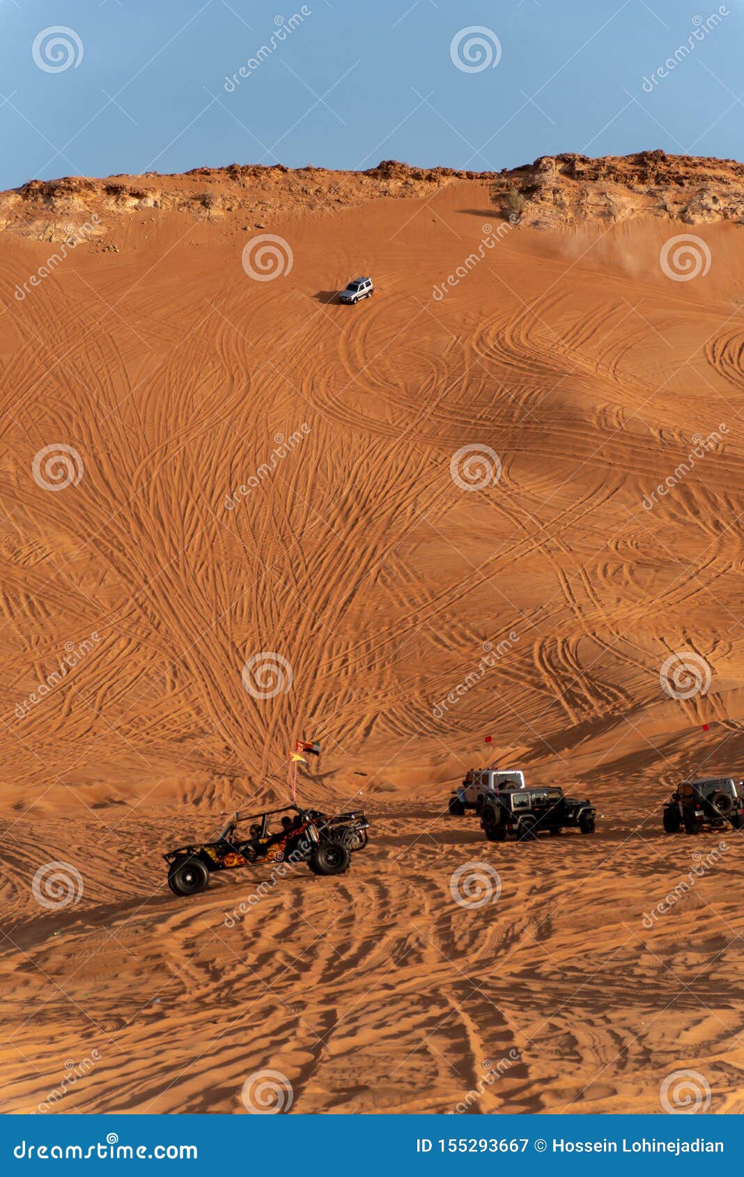 La Grande Roche Rouge Et Rose Charjah Emirats Arabes Unis