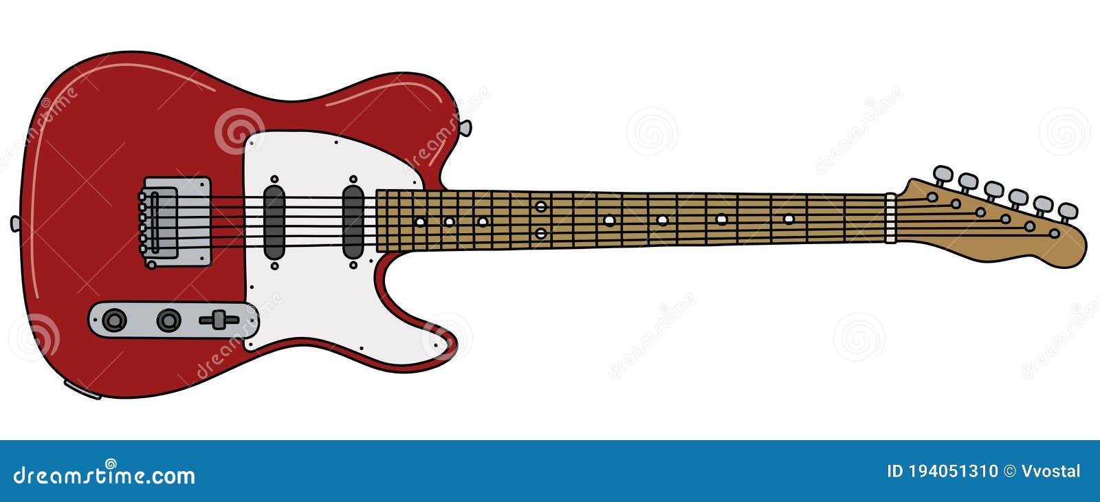 La Guitarra Eléctrica Roja Clásica Ilustración del Vector - Ilustración de historieta, hacha: 194051310 La Guitarra Eléctrica Roja Clásica Ilustración del Vector - Ilustración de historieta, hacha: 194051310