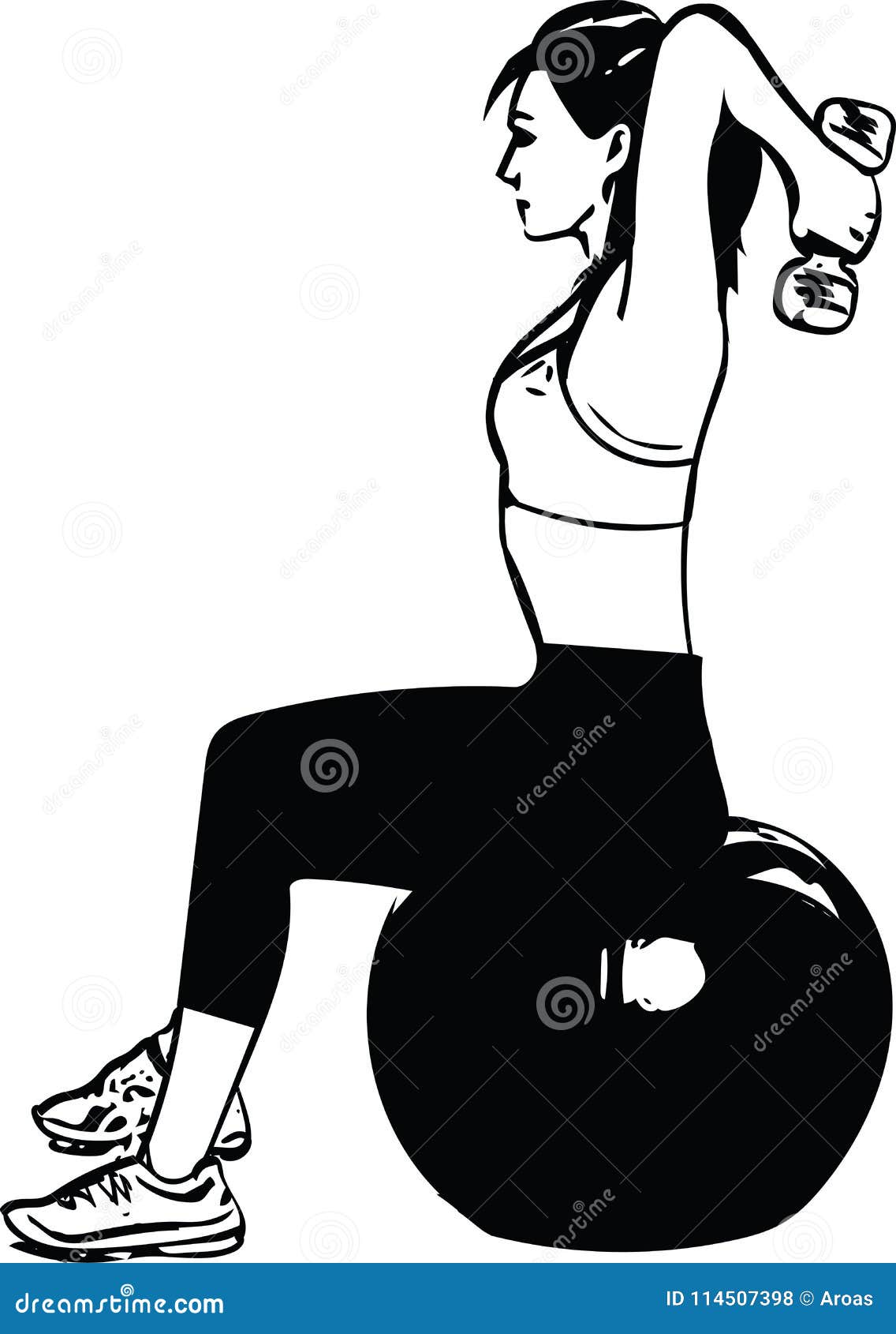 La Jeune Femme Convenable Dans Les Vetements De Sport Montrant Des Pilates S Exerce Avec Bal Illustration De Vecteur Illustration Du Dessin Silhouette La Jeune Femme Convenable Dans Les Vetements De Sport Montrant Des Pilates S Exerce Avec Bal Illustration De Vecteur Illustration Du Dessin Silhouette
