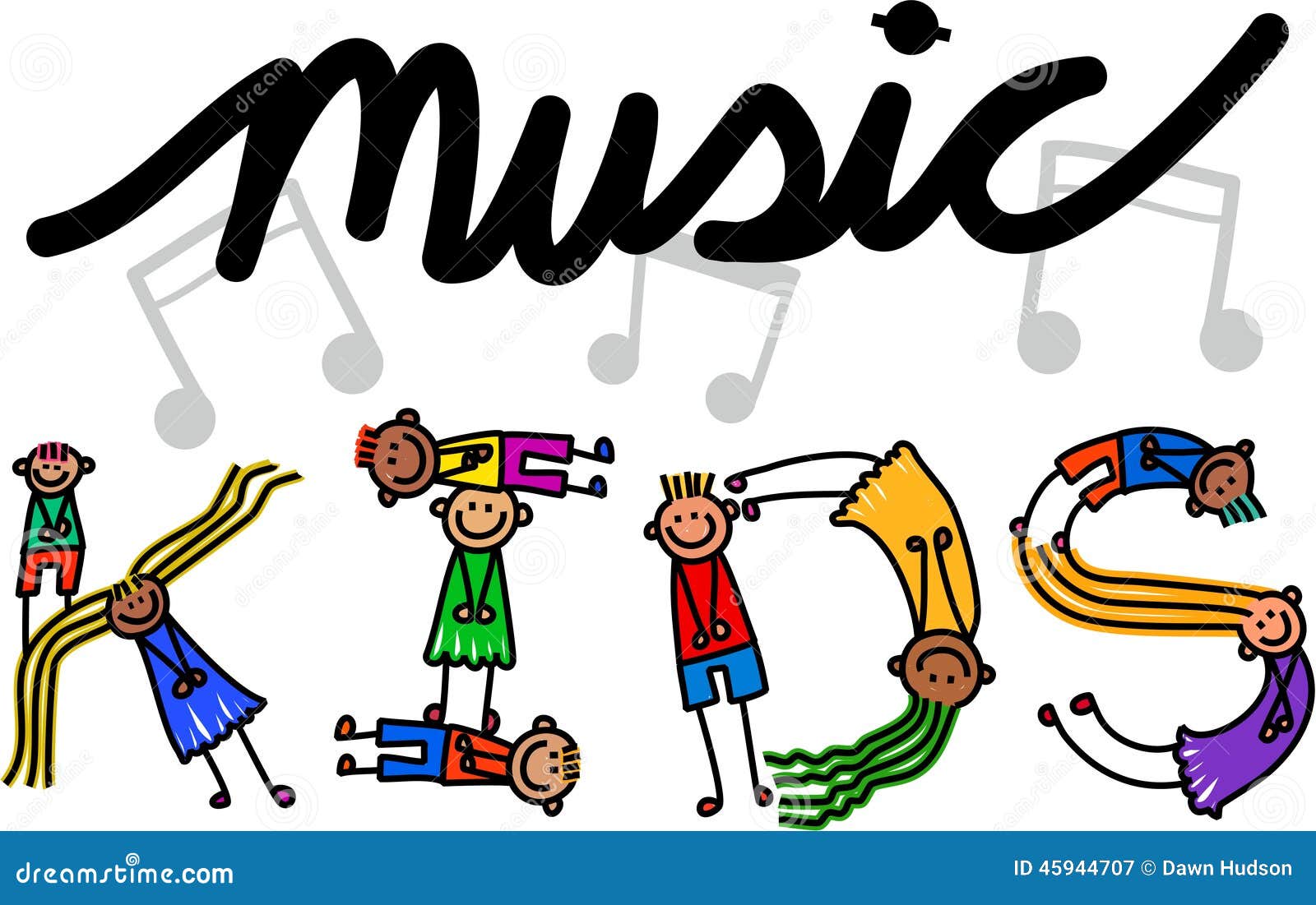 La Música Embroma El Texto Del Título Stock de ilustración - Ilustración de  aprendizaje, diversidad: 45944707