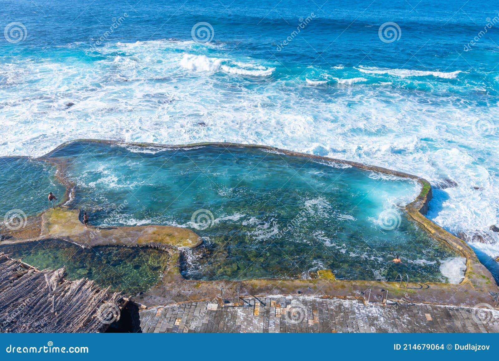 la maceta rock pool at el hierro island at canary islands, spain