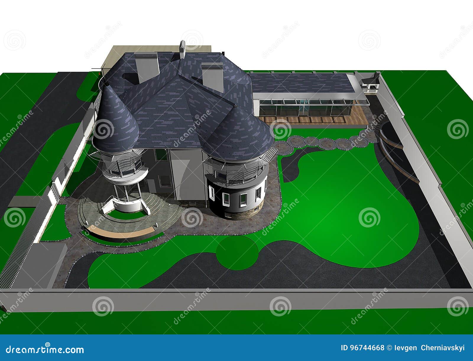 La Maison Contemporaine De Style De Chateau 3d Rendent Illustration Stock Illustration Du Isometrique Exterieur La Maison Contemporaine De Style De Chateau 3d Rendent Illustration Stock Illustration Du Isometrique Exterieur