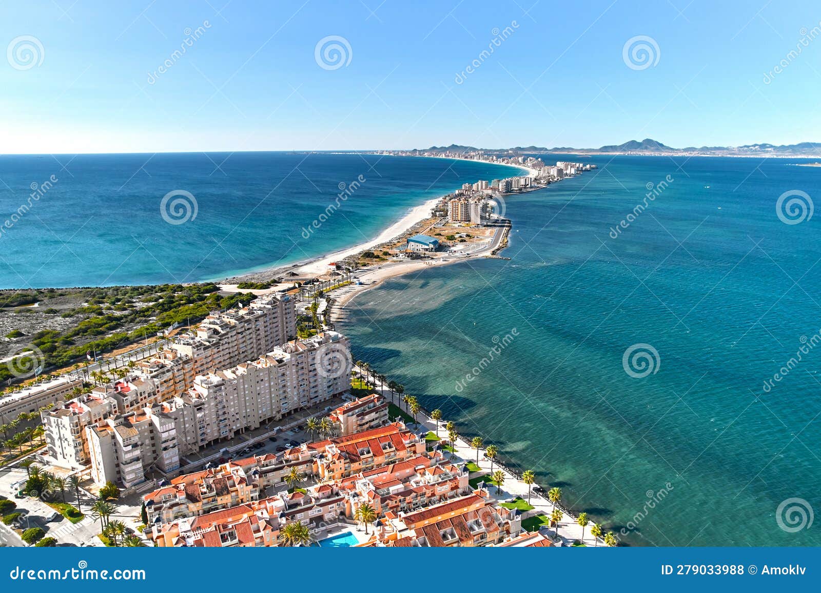 la manga del mar menor. murcia. spain