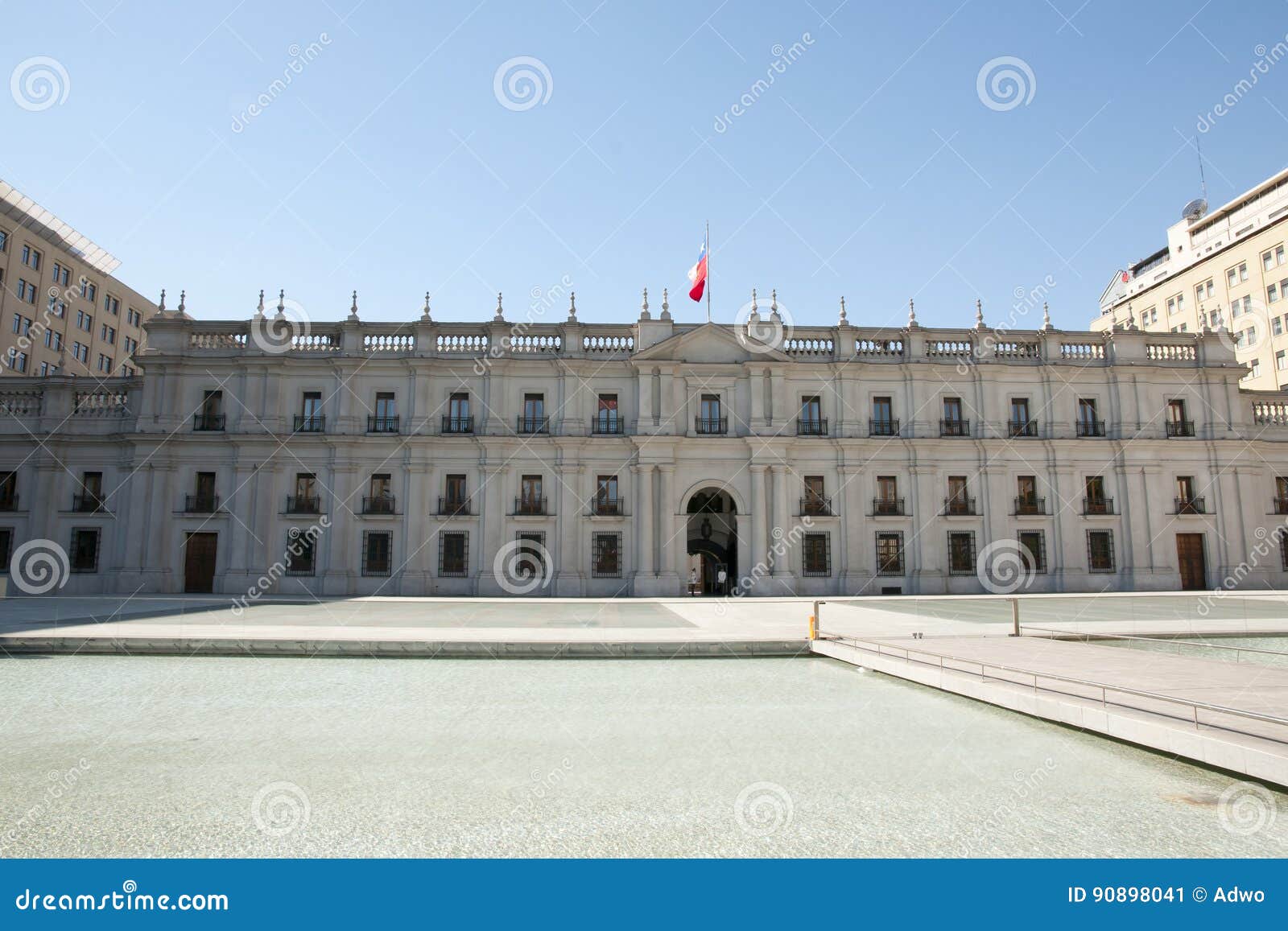 la moneda presidential palace - santiago - chile