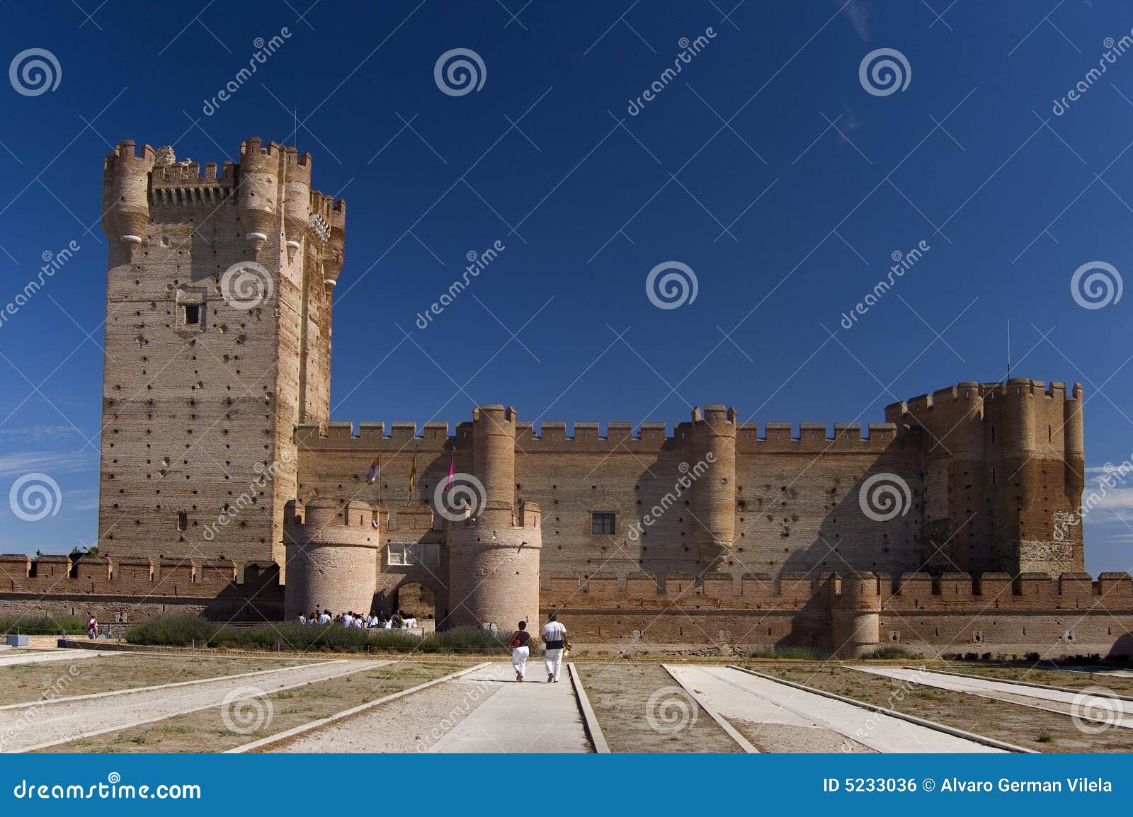 la mota castle, valladolid. sp