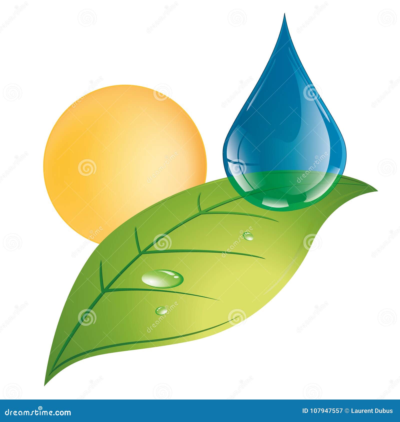 La Naturaleza Está De La Vegetación Del Sol Y Del Agua - Logotipo