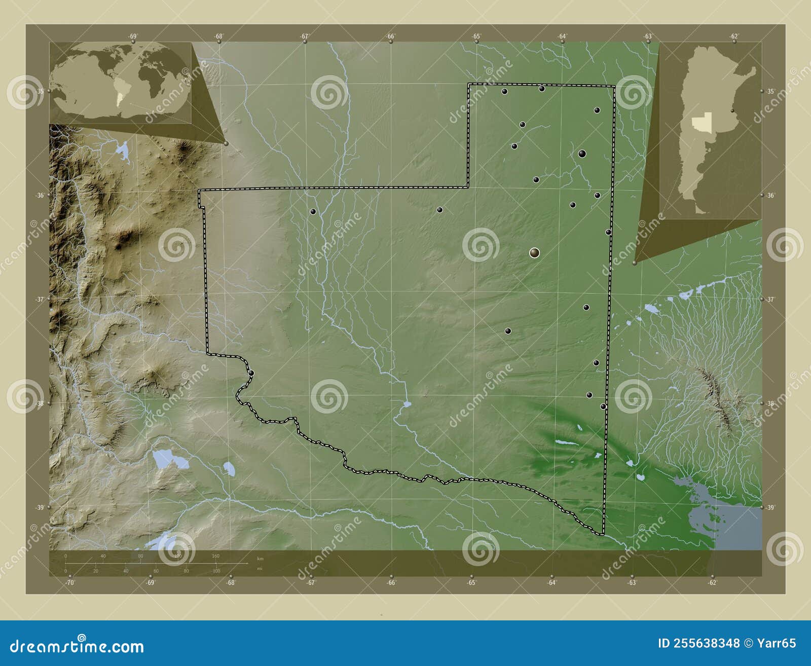 La Pampa, Argentina. Wiki. Major Cities Stock Illustration - Illustration  of rosa, division: 255638348