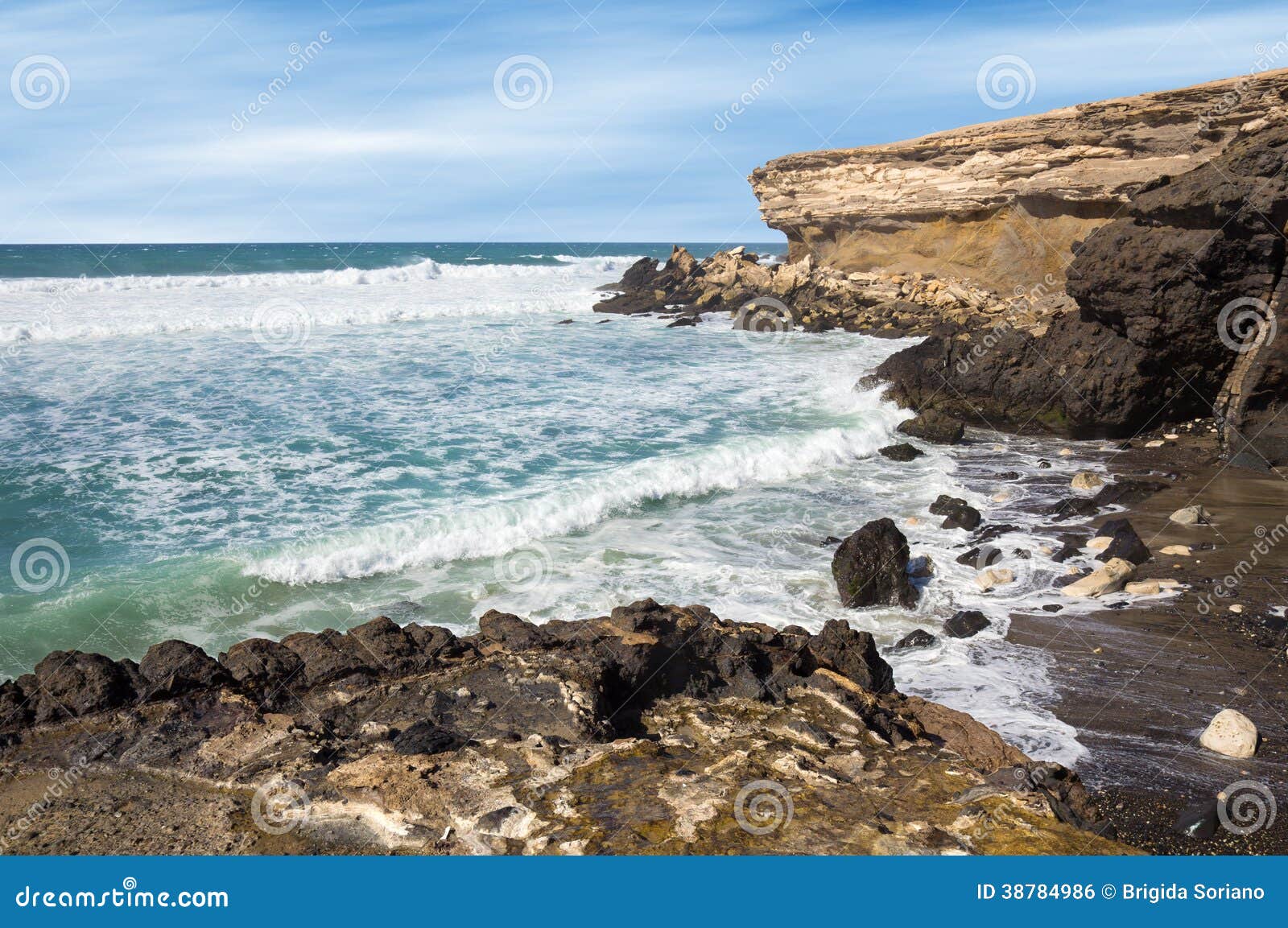 la pared beach on fuerteventura west coast
