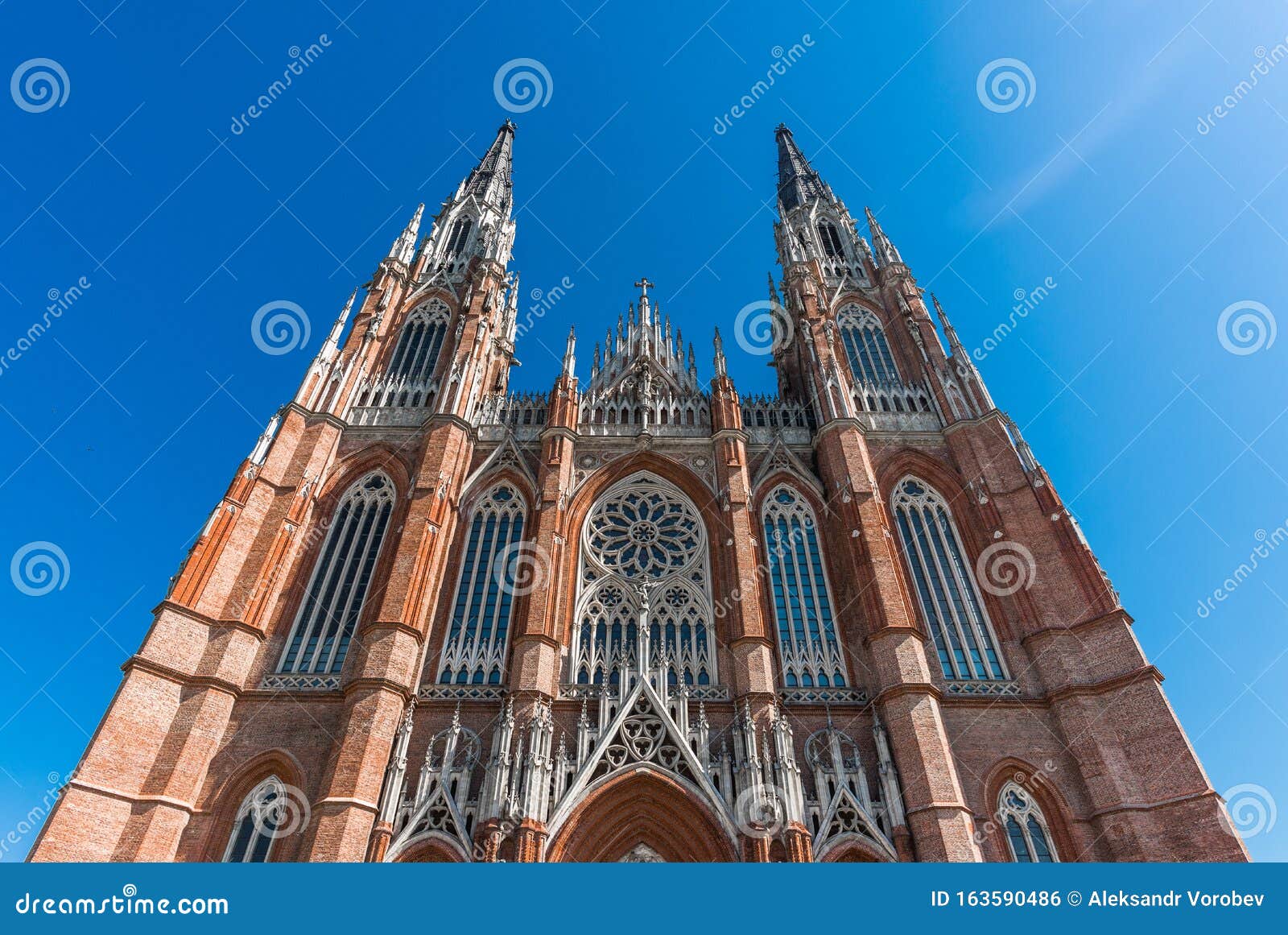 la plata, argentina - march 31, 2018: cathedral of la plata, argentina