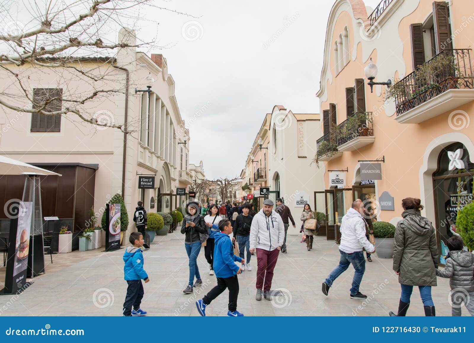 LA ROCA VILLAGE, BARCELONA, SPAIN - MARCH 17, 2018 : Shopping Ma