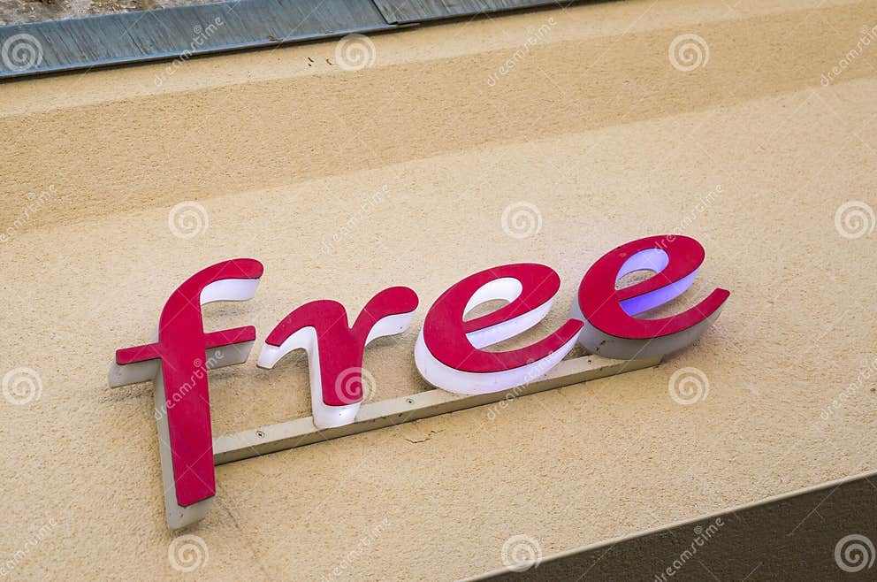 Sign for Free, One of the Main Providers in France. Editorial Image Image of