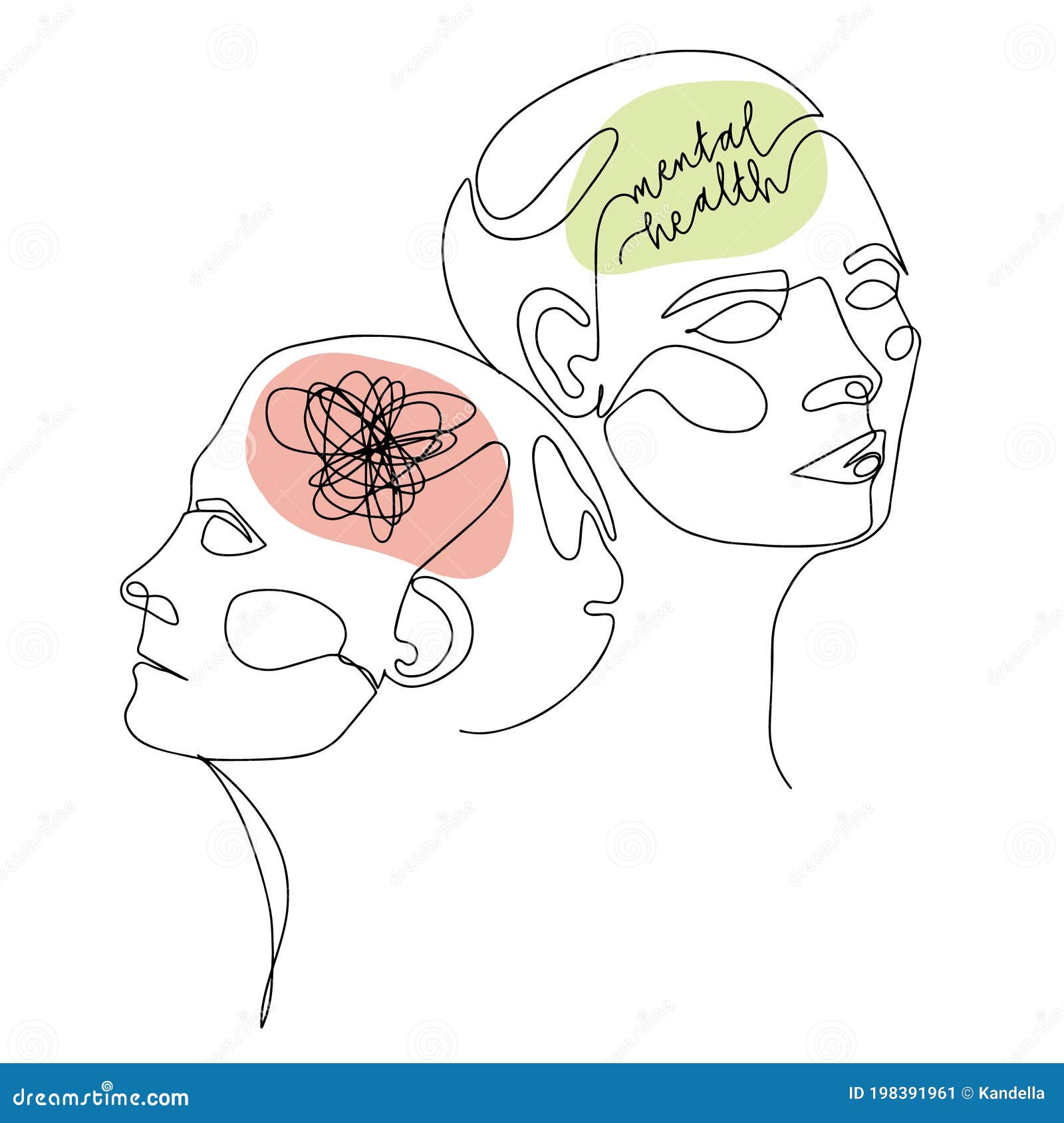 La Sante Mentale Pour Les Femmes Illustration De Vecteur Illustration De Vecteur Illustration Du Conscience Sain