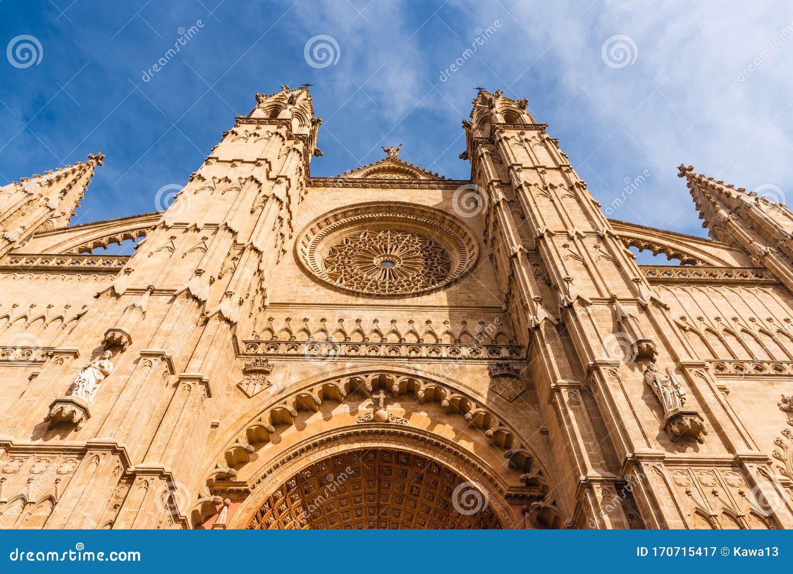la seu, the gothic cathedral , mallorca, baleares, spain