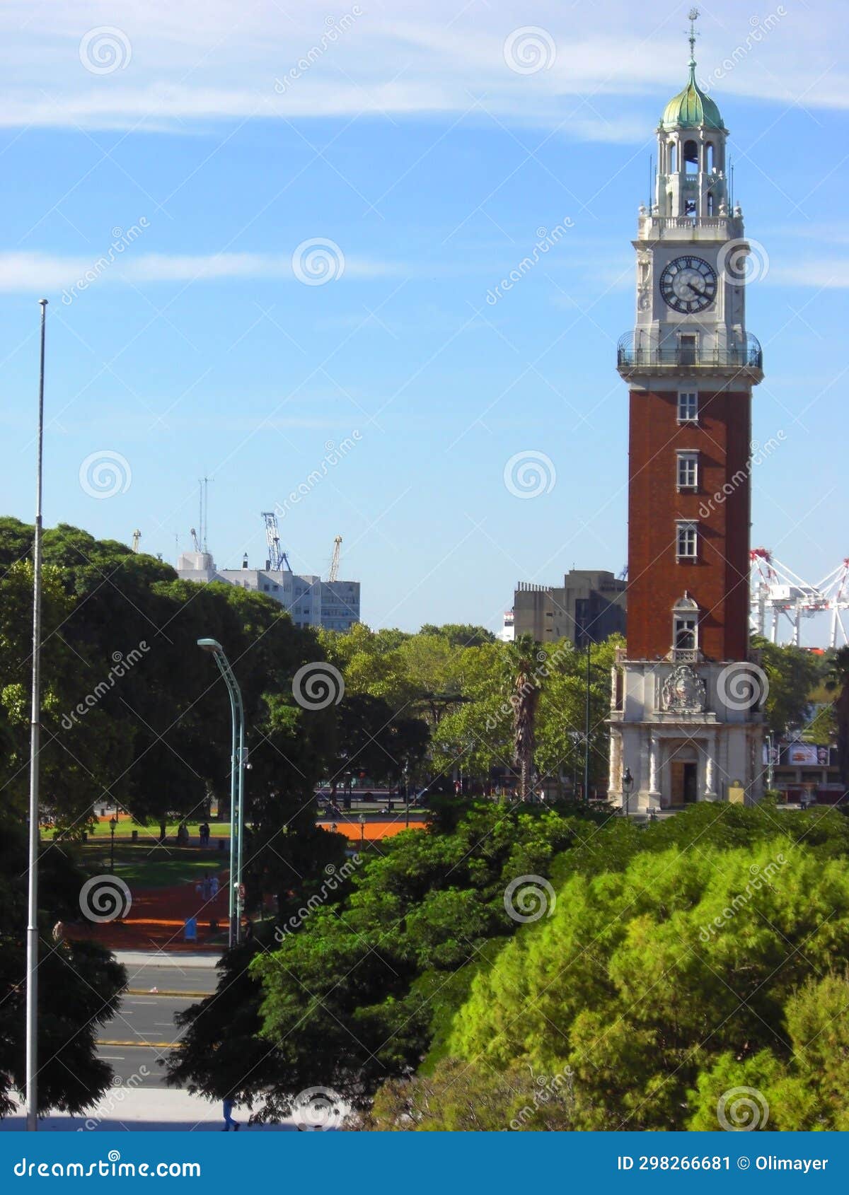 la torre monumental ( torre de los ingleses), buenos aires, argentina