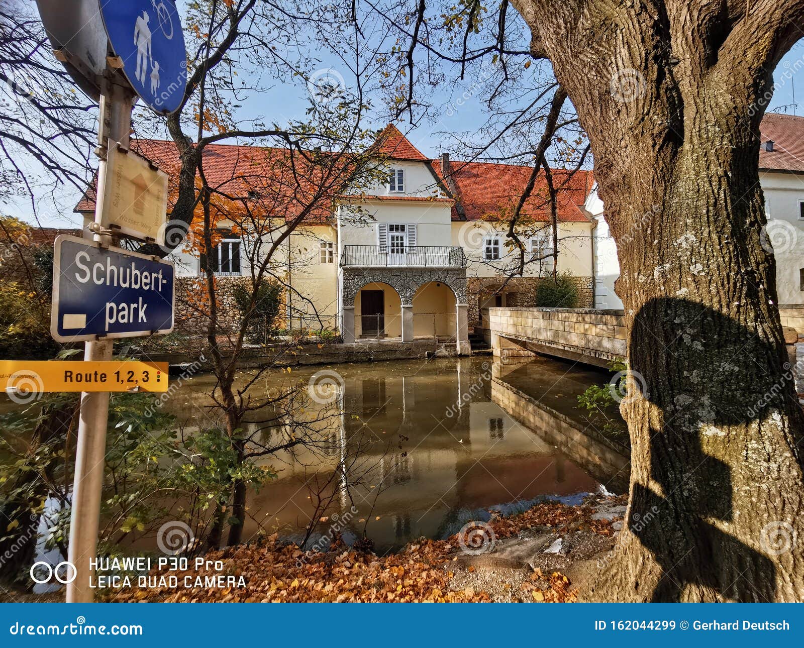 Laa an der Thaya River stock