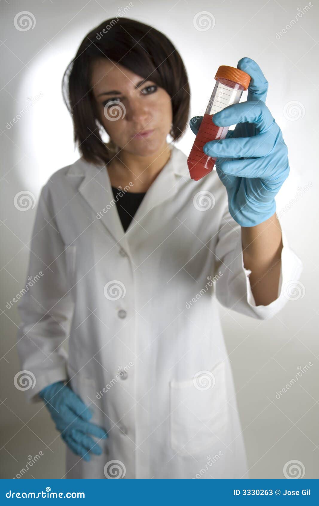 Lab Coat Model 50 stock image. Image of latex, media, girl 3330263