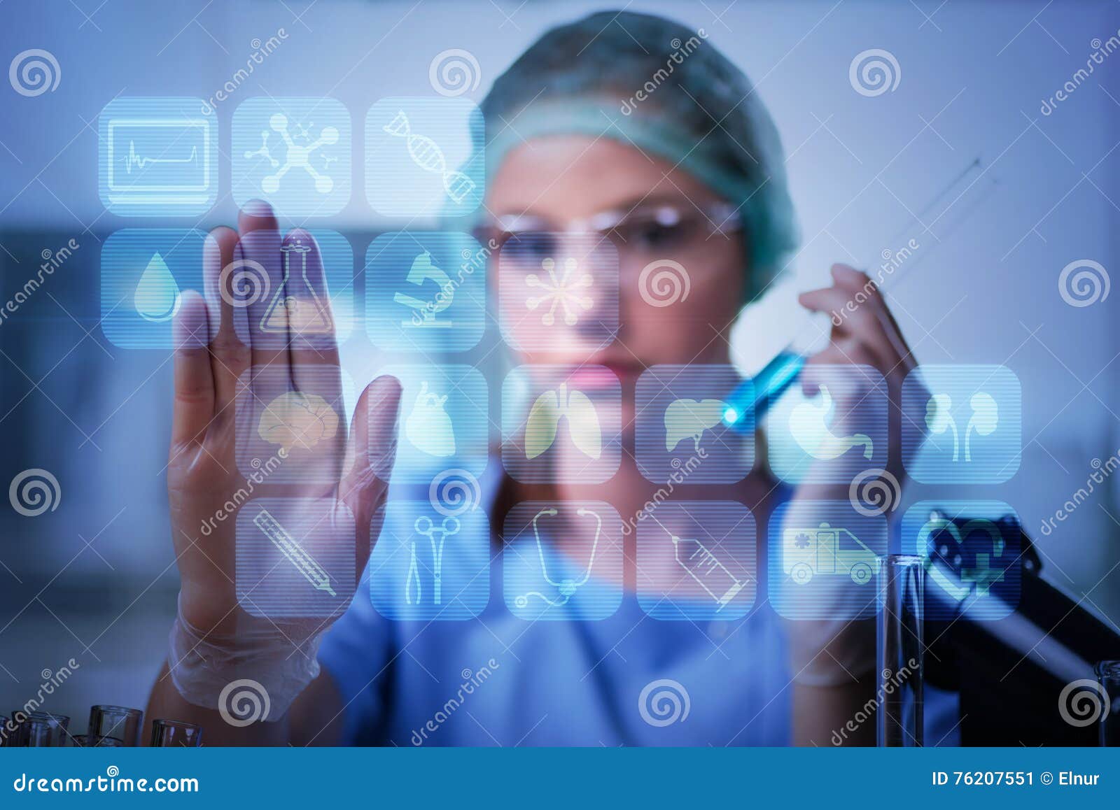 The Lab Doctor in Medical Concept Stock Image Image of care