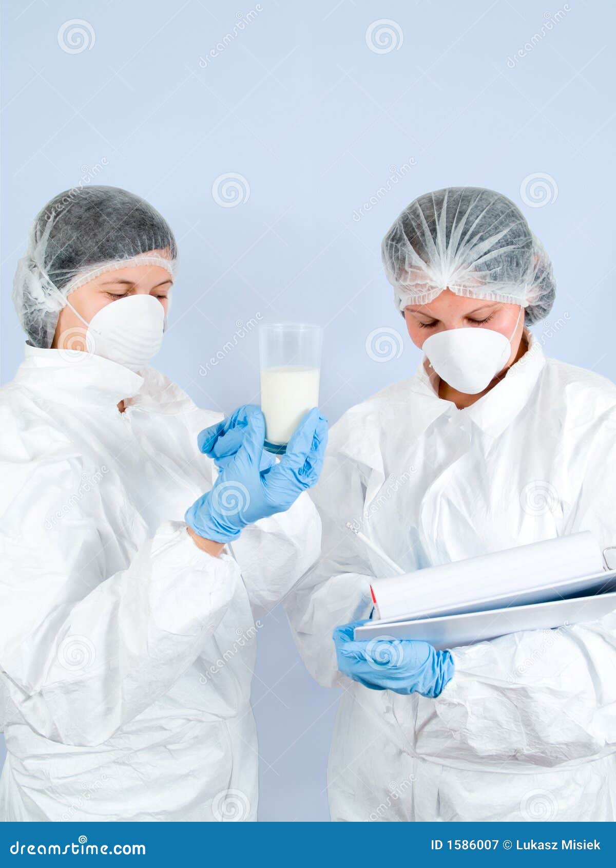 Lab Girls 08 stock image. Image of mask, inspector, safety 1586007