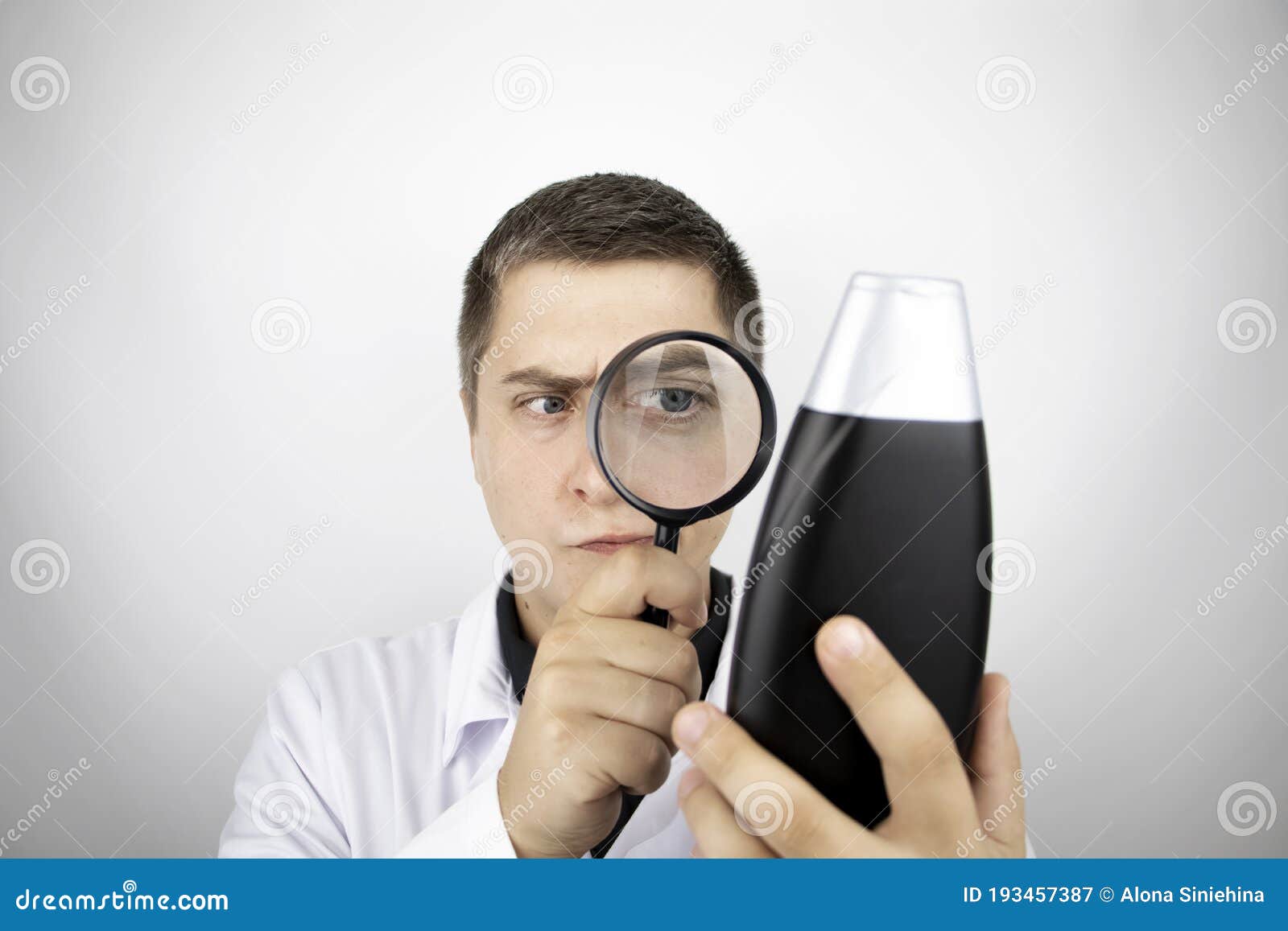 A Lab Technician Examines a Sample of Shampoo he Was Given for Analysis. Chemical Analysis of the Composition of Detergents, Stock Image - Image of analysis, carcinogens: 193457387 A Lab Technician Examines a Sample of Shampoo he Was Given for Analysis. Chemical Analysis of the Composition of Detergents, Stock Image - Image of analysis, carcinogens: 193457387