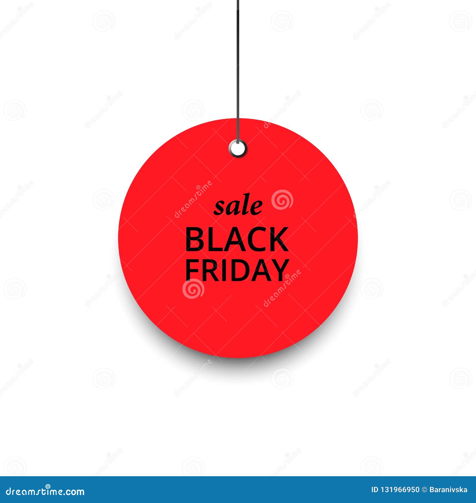 Label Black Friday Orange Holiday Design Sale Stock Vector