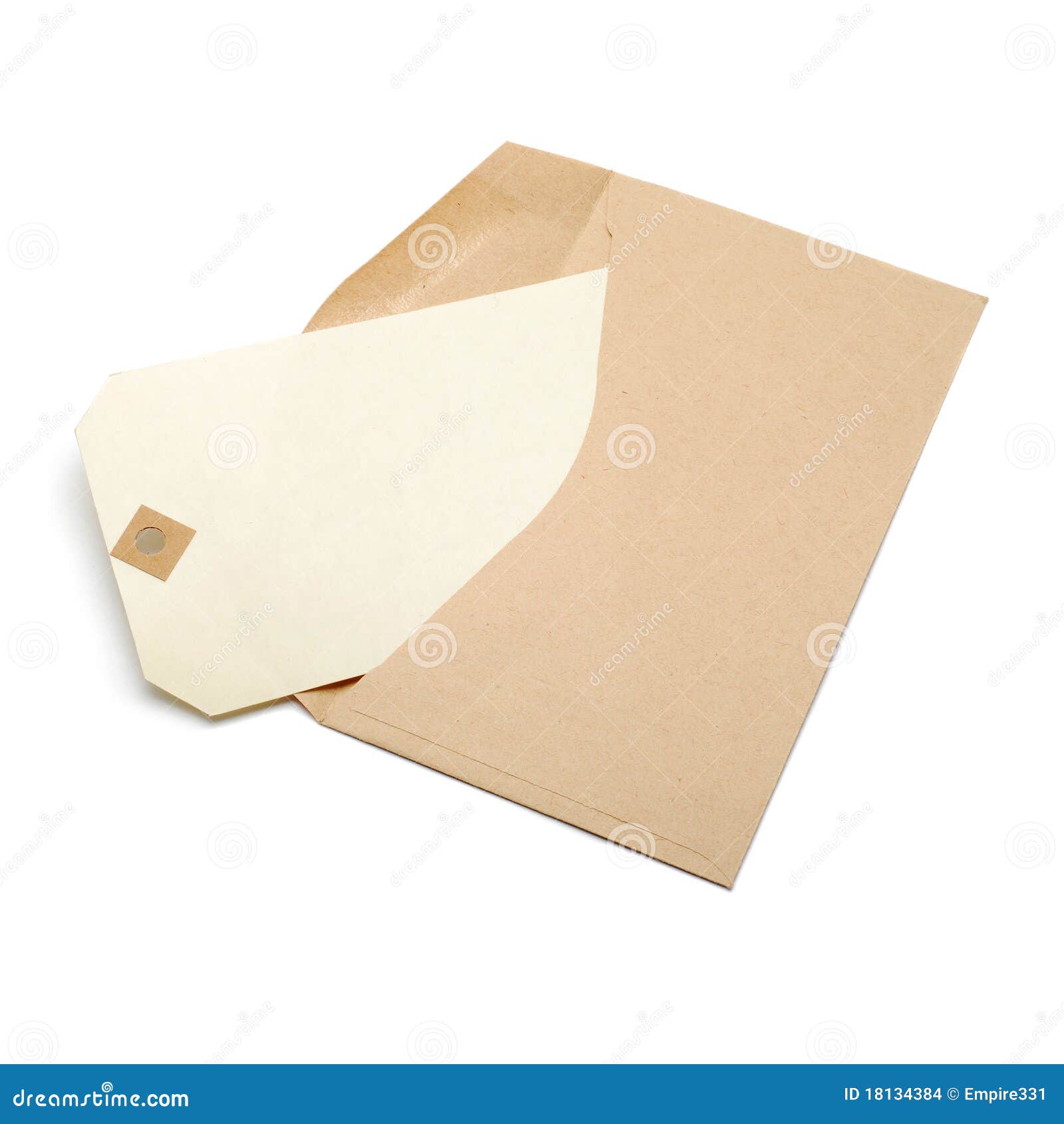 Label with envelope stock photo. Image of mail, label 18134384