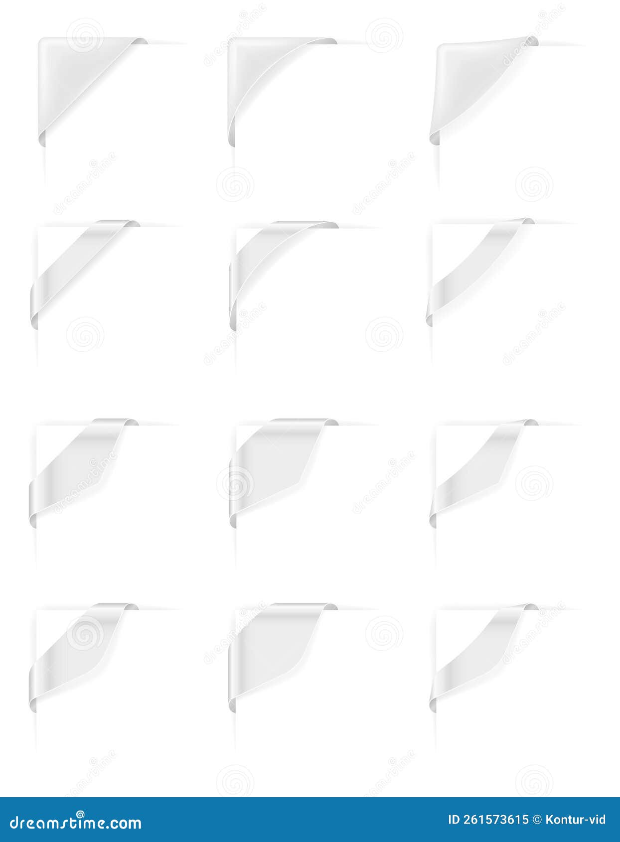 Label Sticker Tag Template Blank Vector Illustration Stock Vector