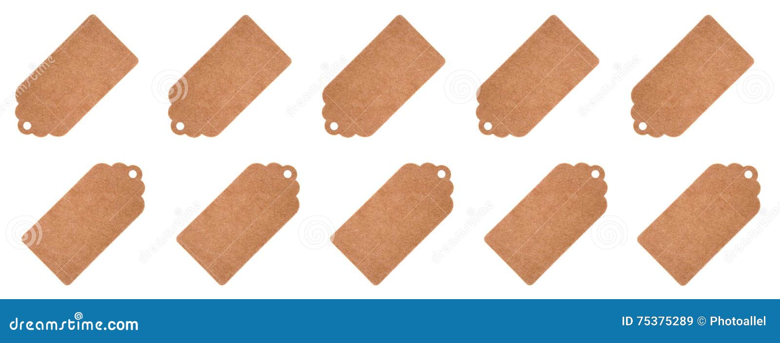 Printable Recycled Paper Tags