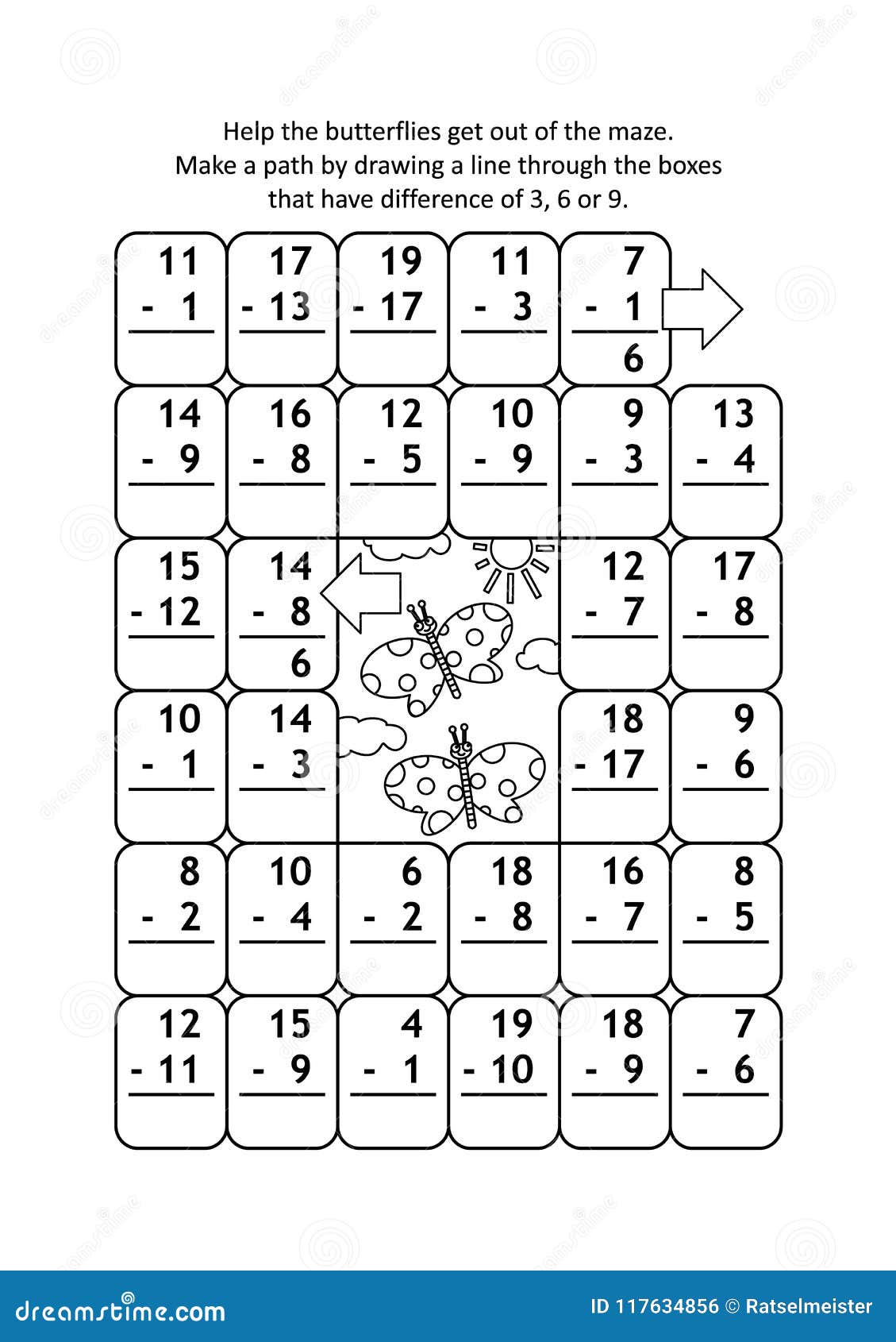 Jogo Eletrônico 8: Adição e Subtração de Números Inteiros - Perseguição em  labirinto