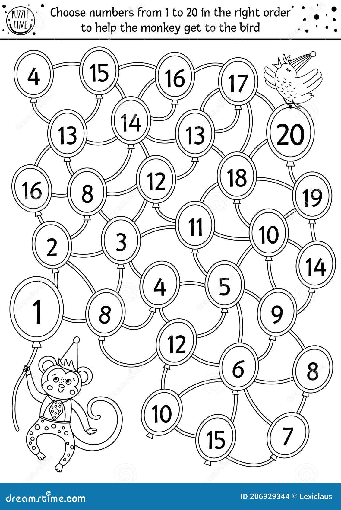 labirinto de Natal preto e branco para crianças. atividade educacional para  impressão da pré-escola do