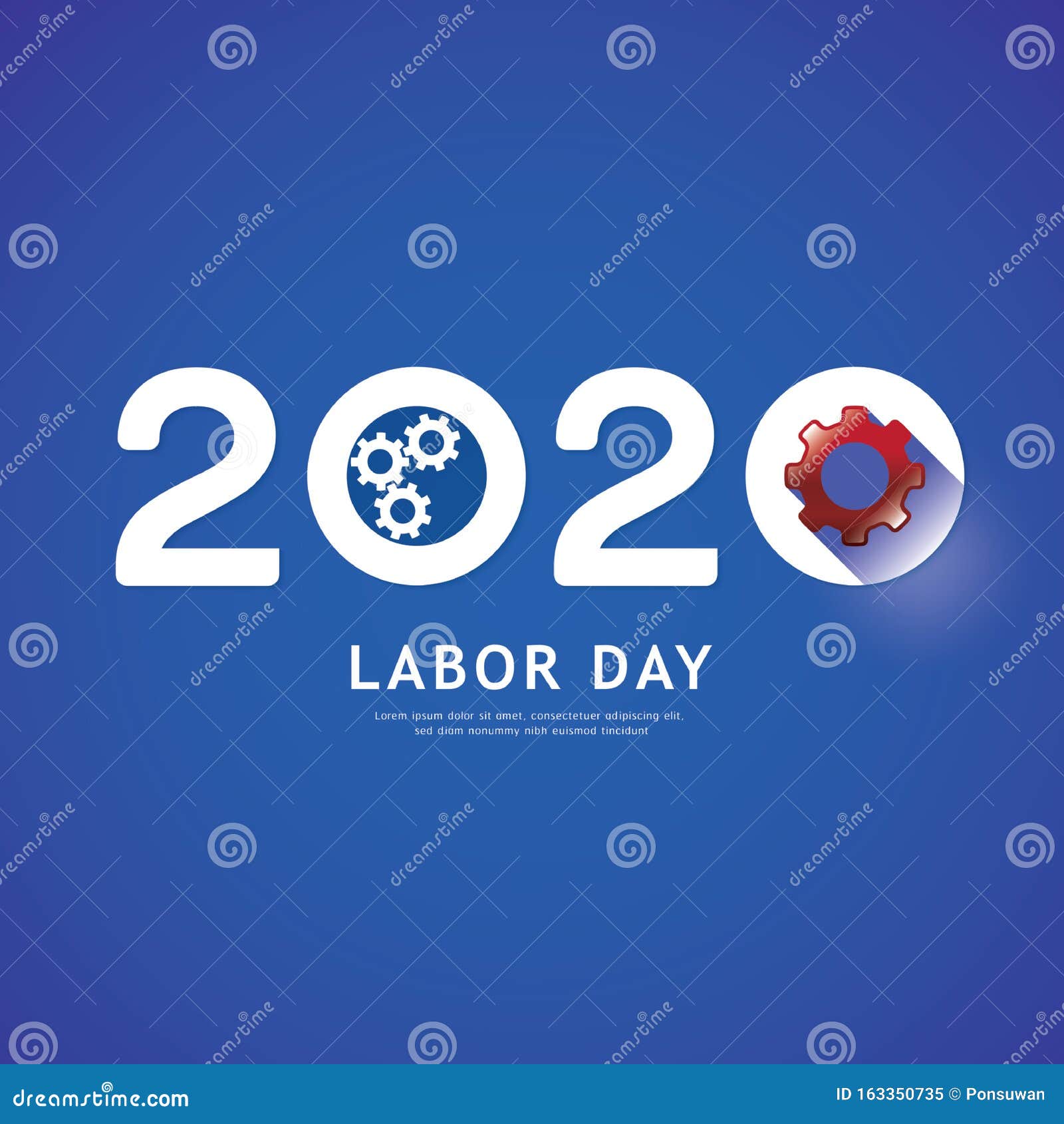 A single day from september 1 through september 7) to honor and recognize the american labor movement and the works and contributions of laborers to the development and achievements of the united states. Labor Day 2020 : Labor Day 2020 Gear Concept Vector Stock Vector Illustration Of Card Planner 163350735