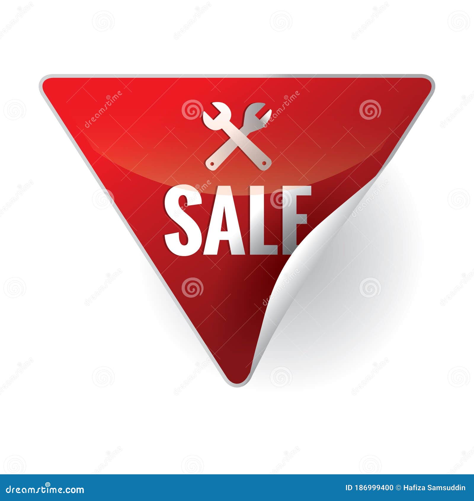 Labor Day Sale Sticker. Vector Illustration Decorative Design Stock