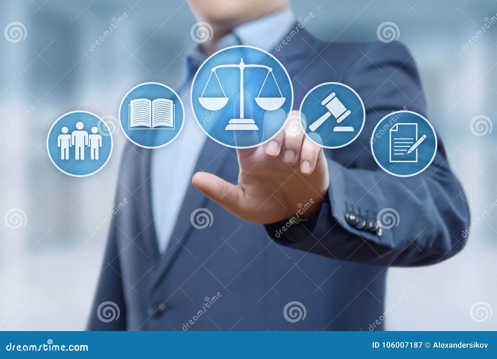 labor law lawyer legal business internet technology concept