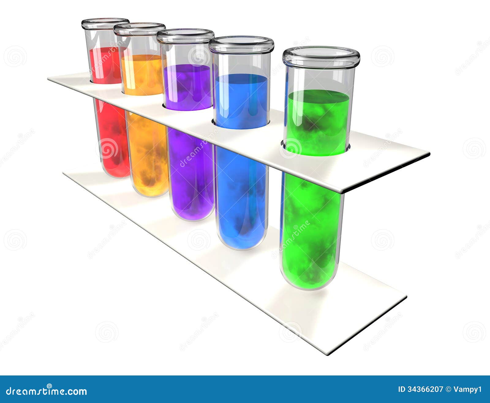 Laboratoire D'analyse Chimique De Tube à Essai Illustration Stock