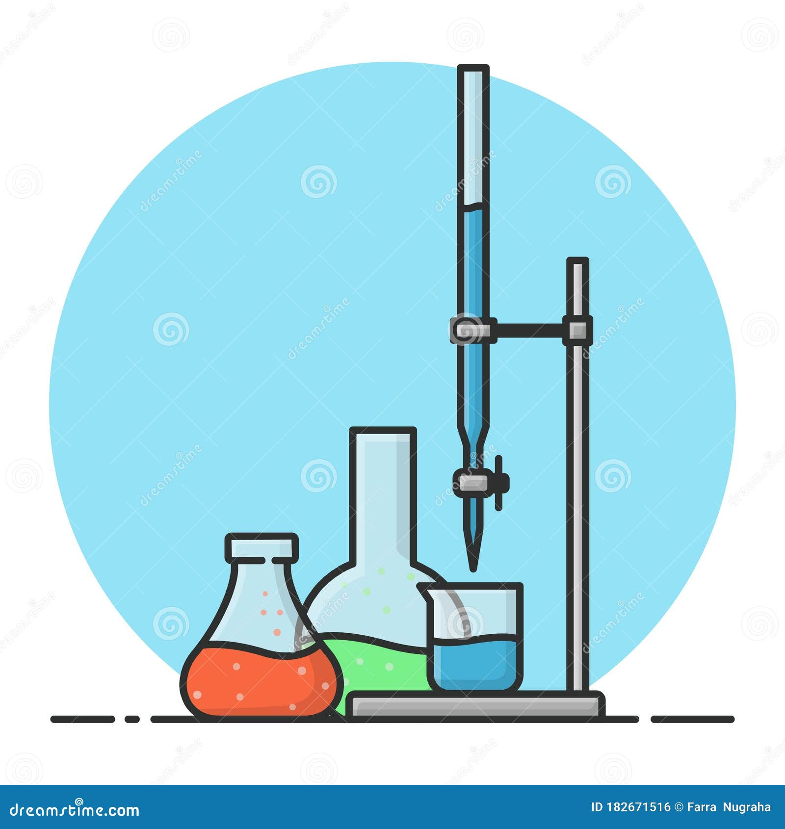Laboratory Equipment. Laboratory Chemistry Science Stock Vector ...