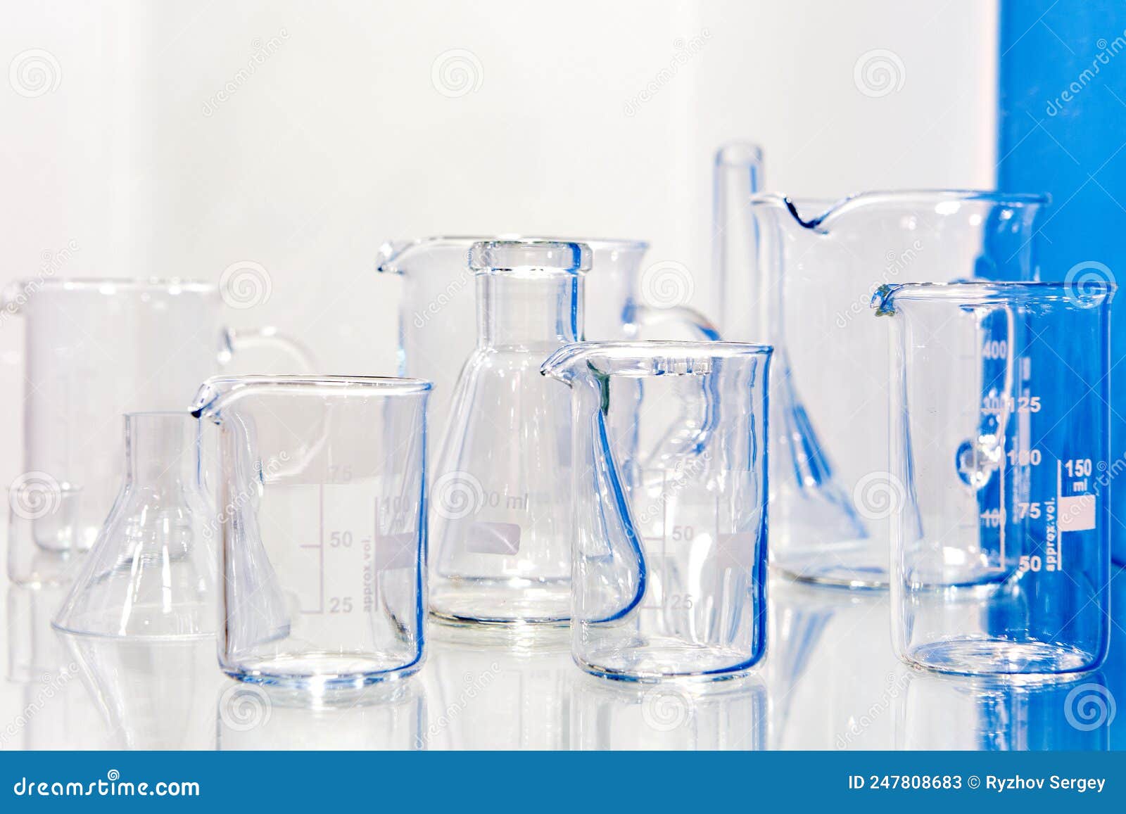 Laboratory Glass Bottles and Flasks Stock Image Image of experiment, store 247808683