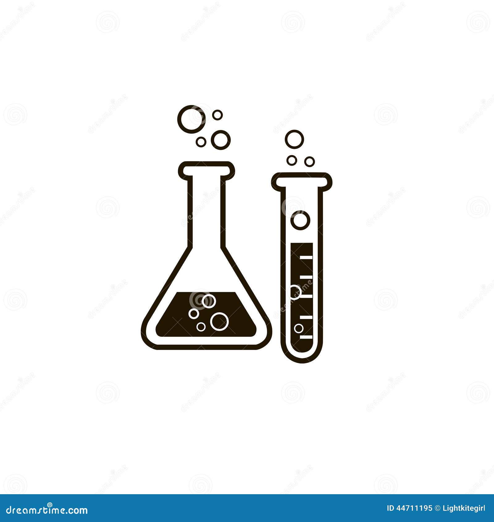 Laboratory glass stock vector. Illustration of experiment - 44711195